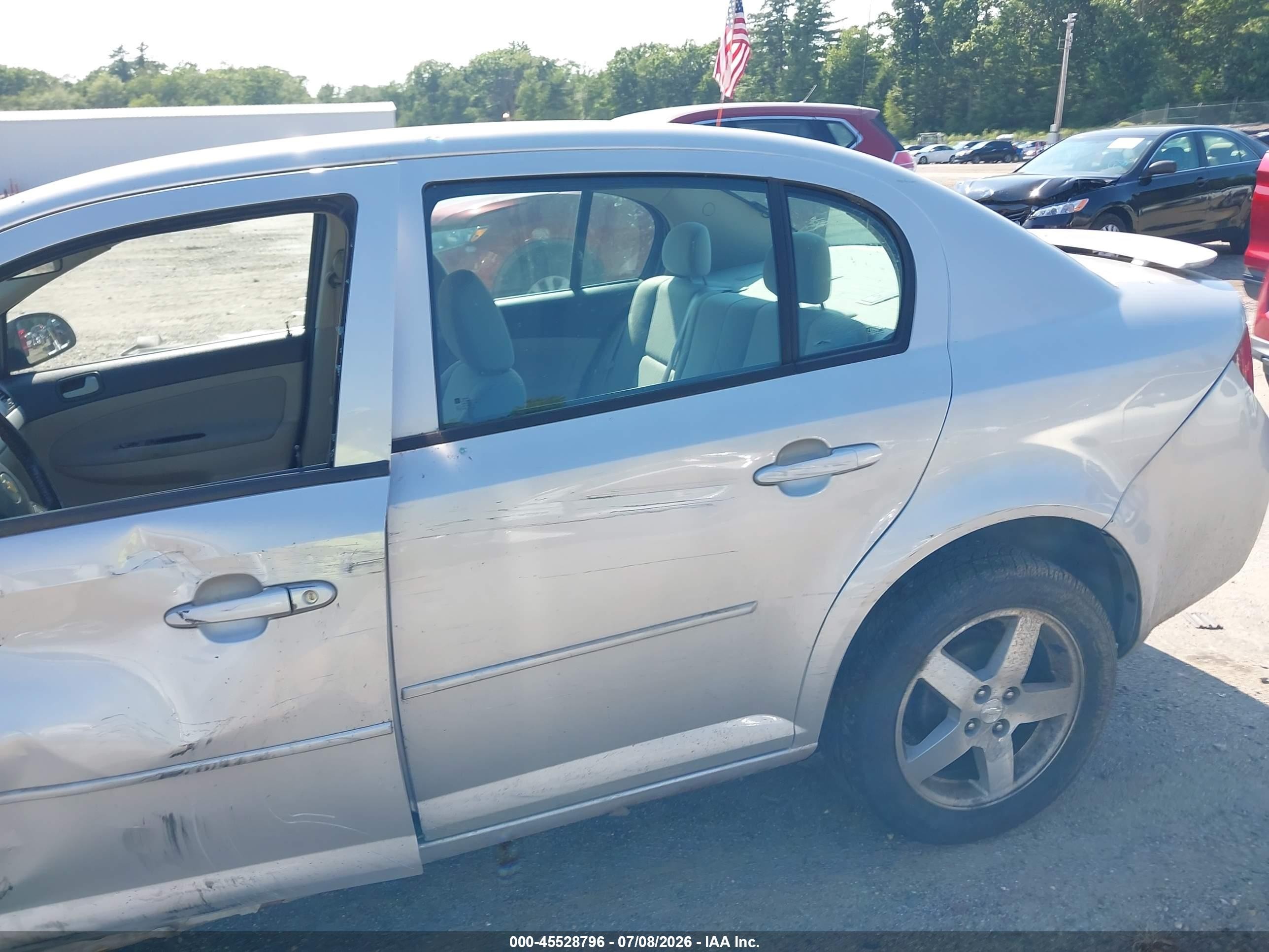 2005 Chevrolet Cobalt Ls Silver vin: 1G1AL52F657507096