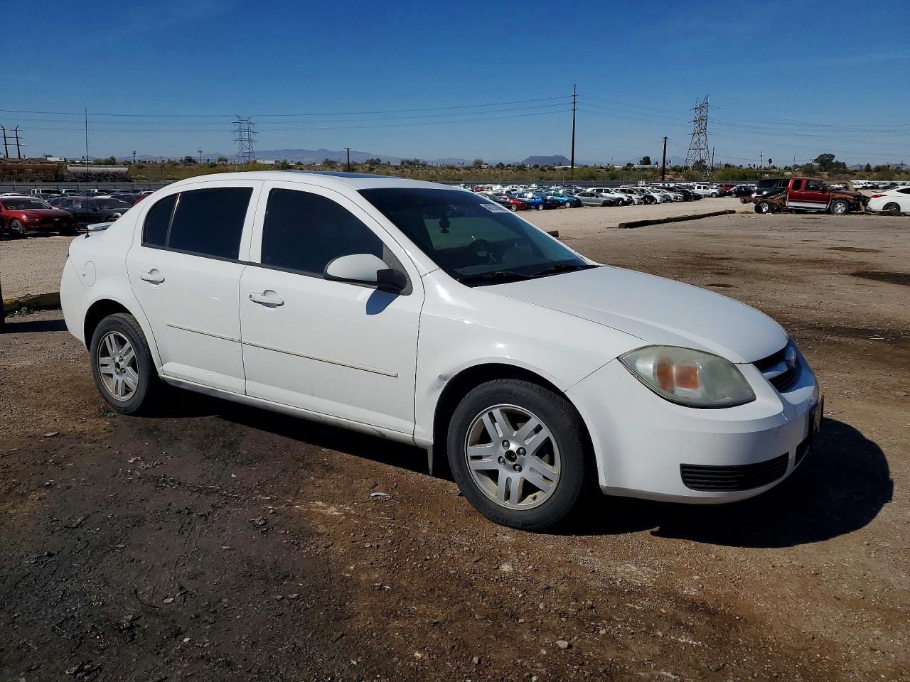 2005 Chevrolet Cobalt Ls Белый vin: 1G1AL52F657659508