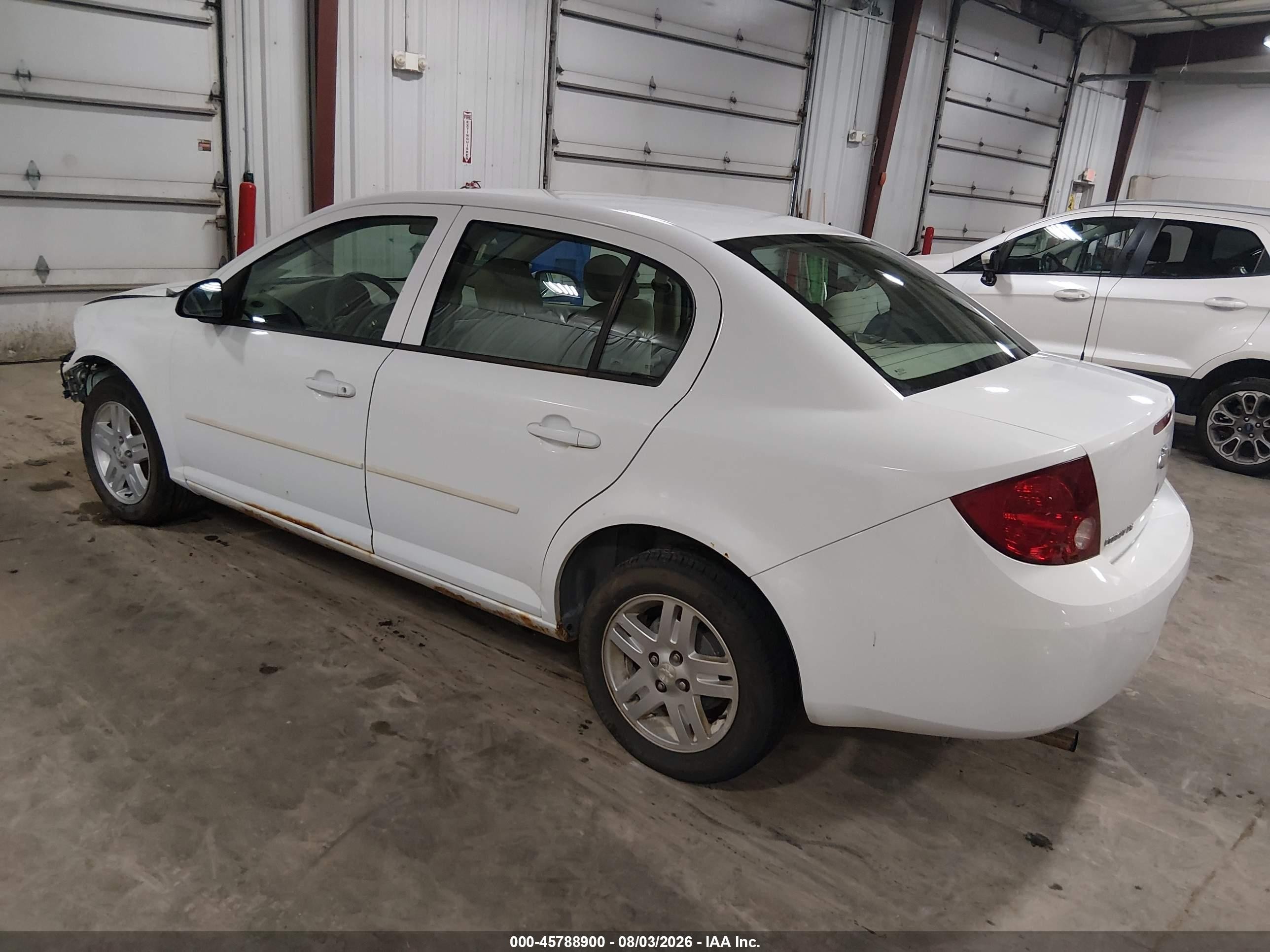 2005 Chevrolet Cobalt Ls White vin: 1G1AL52F657666314