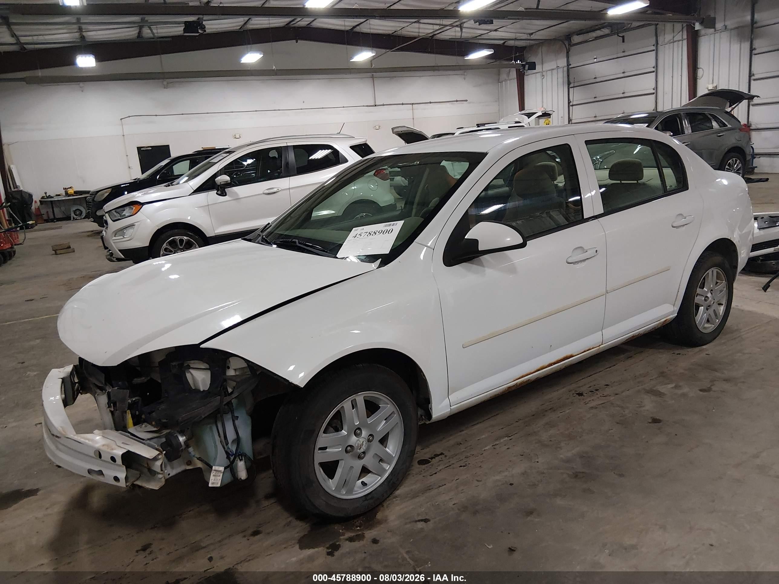2005 Chevrolet Cobalt Ls White vin: 1G1AL52F657666314