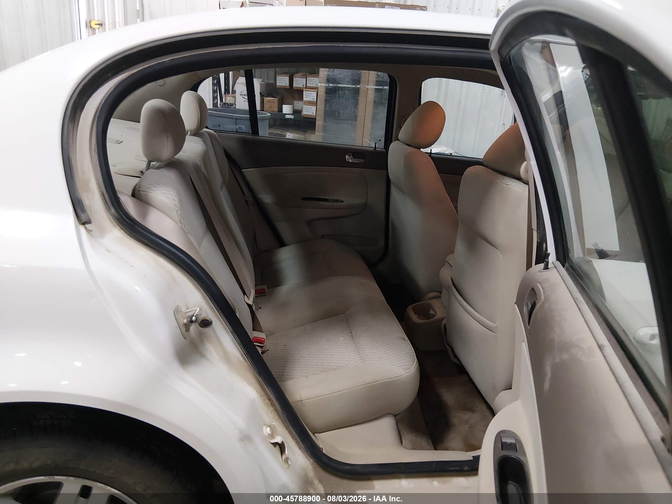 2005 Chevrolet Cobalt Ls White vin: 1G1AL52F657666314