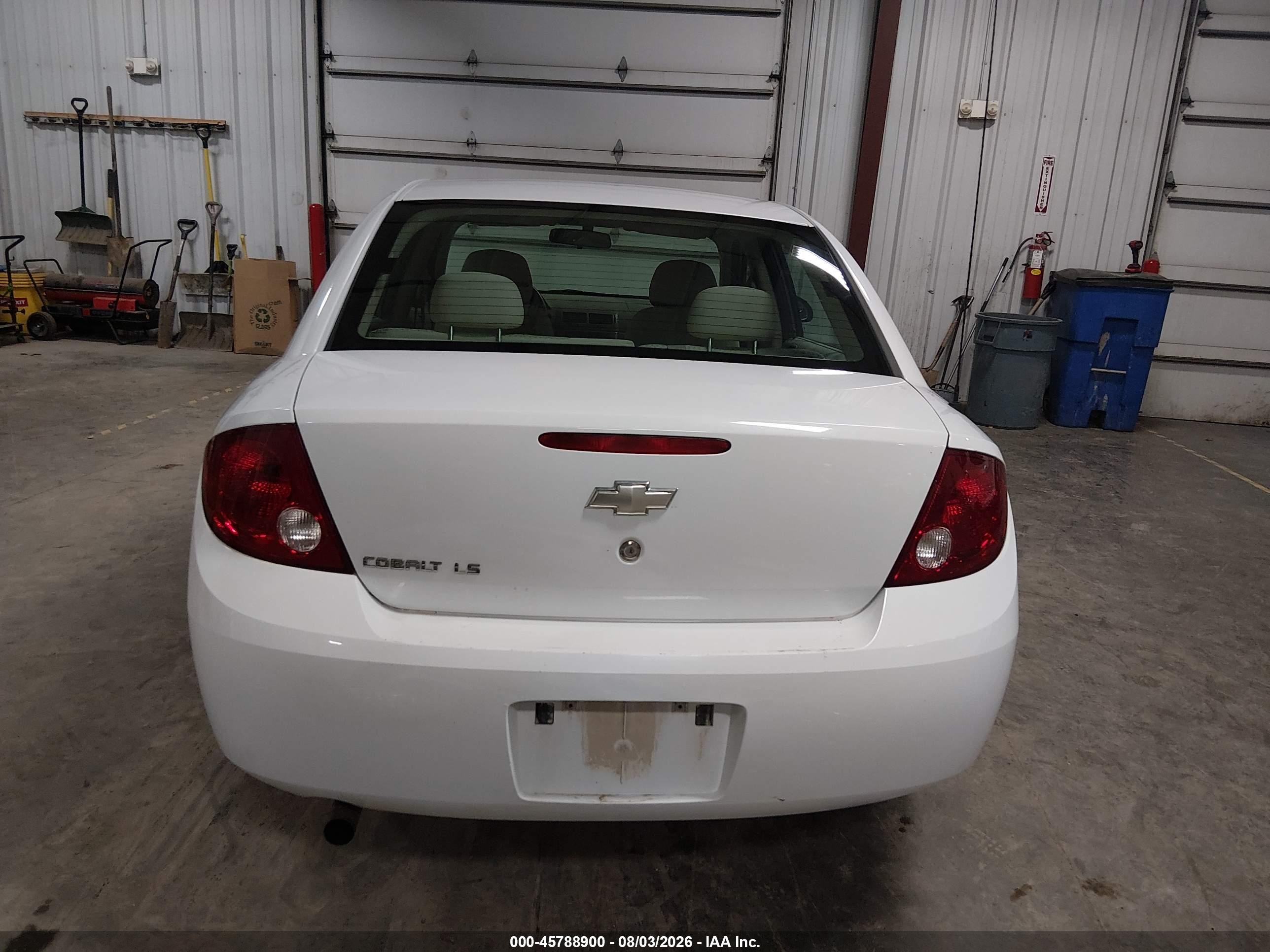 2005 Chevrolet Cobalt Ls White vin: 1G1AL52F657666314