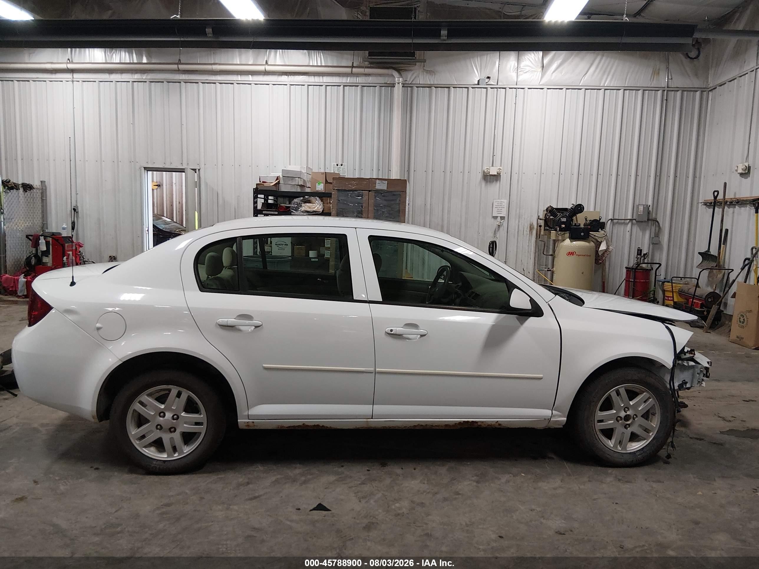 2005 Chevrolet Cobalt Ls White vin: 1G1AL52F657666314