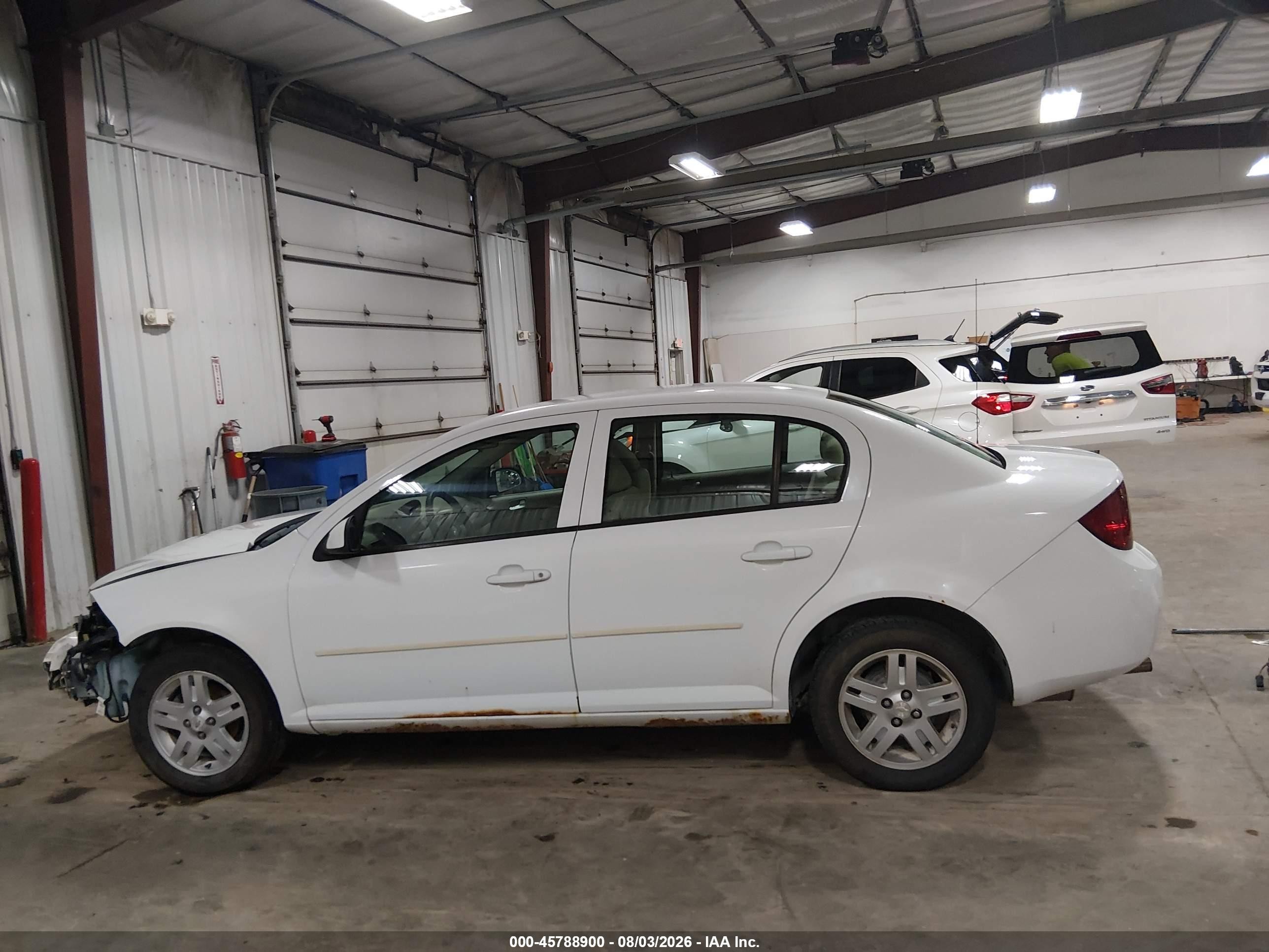 2005 Chevrolet Cobalt Ls White vin: 1G1AL52F657666314
