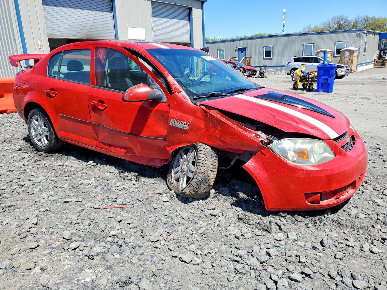 2005 Chevrolet Cobalt Ls Red vin: 1G1AL52F757609684