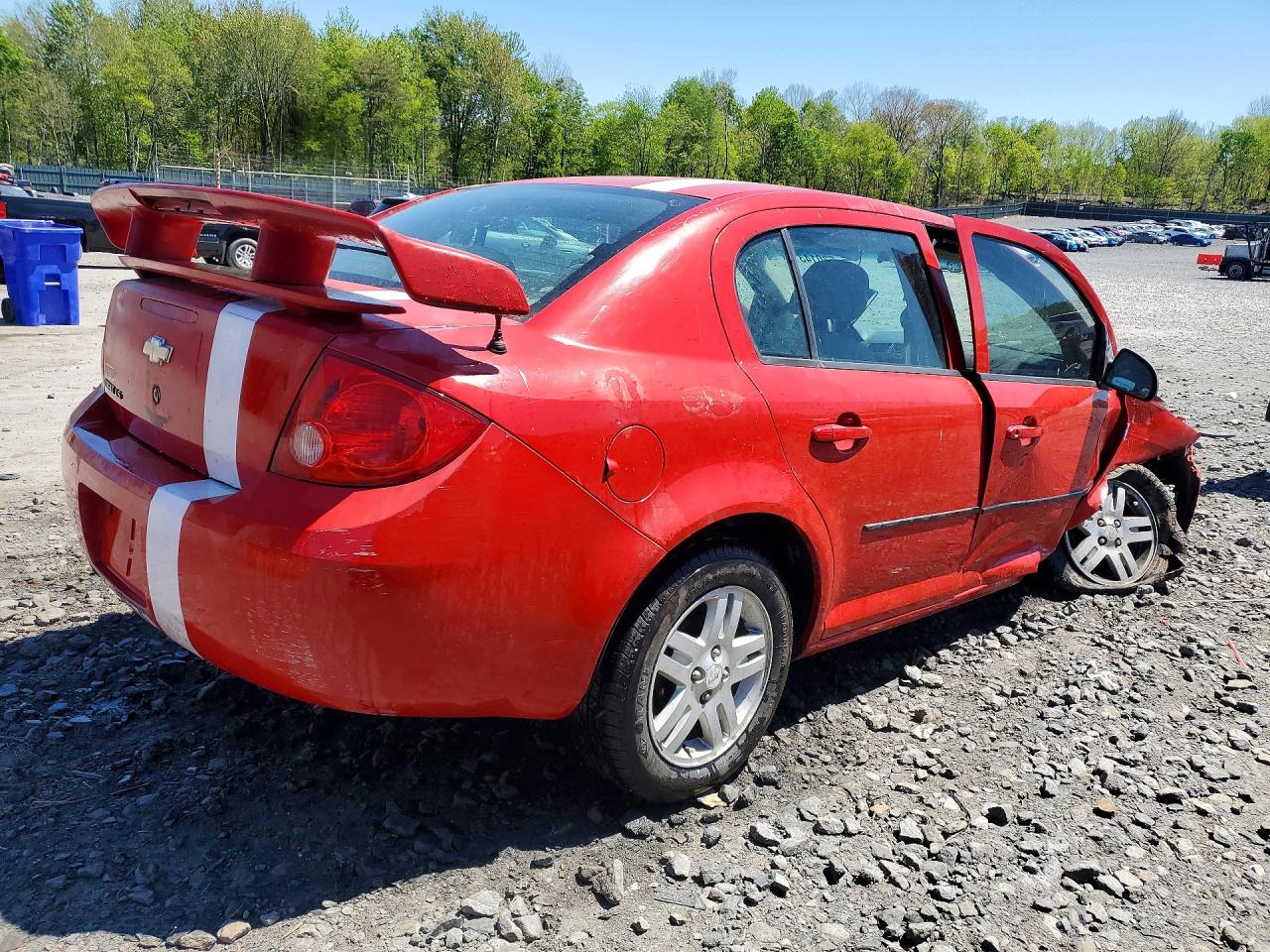 2005 Chevrolet Cobalt Ls Red vin: 1G1AL52F757609684