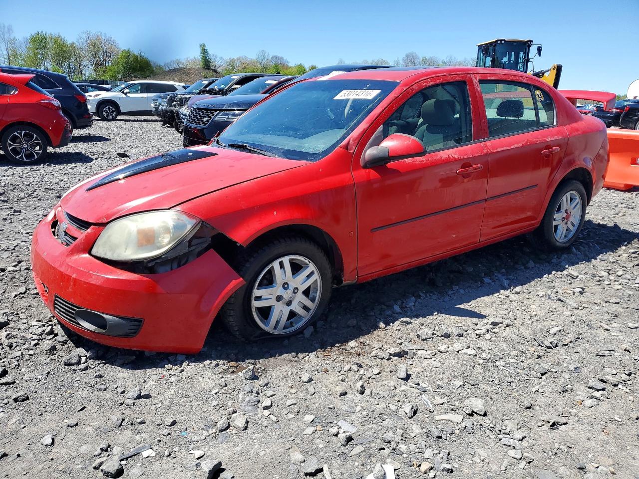 2005 Chevrolet Cobalt Ls Red vin: 1G1AL52F757609684