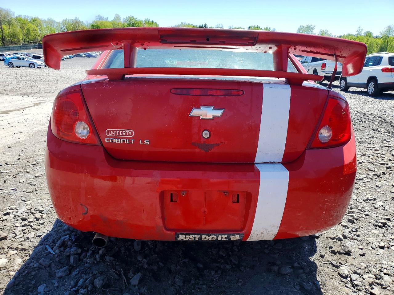 2005 Chevrolet Cobalt Ls Red vin: 1G1AL52F757609684