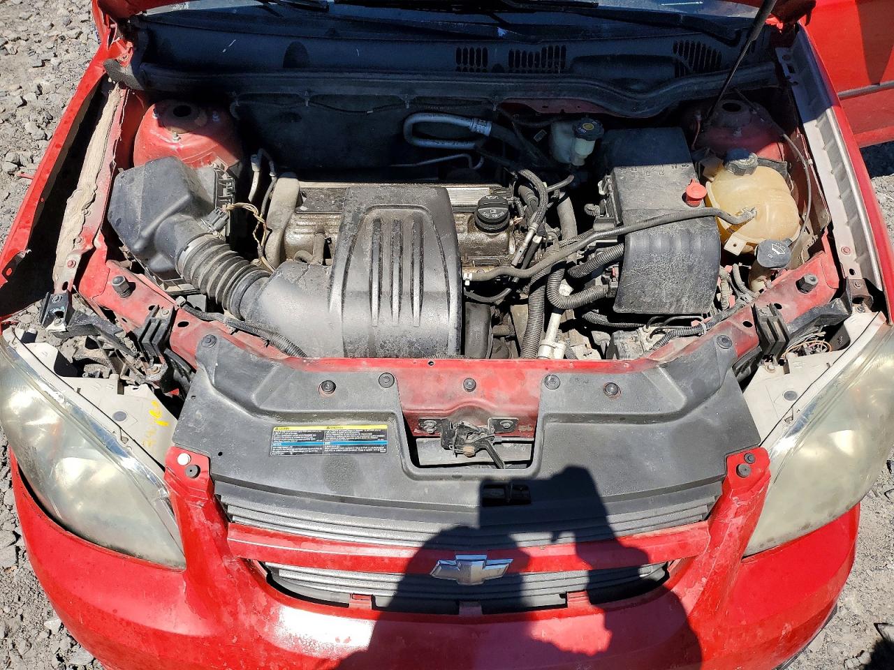 2005 Chevrolet Cobalt Ls Red vin: 1G1AL52F757609684