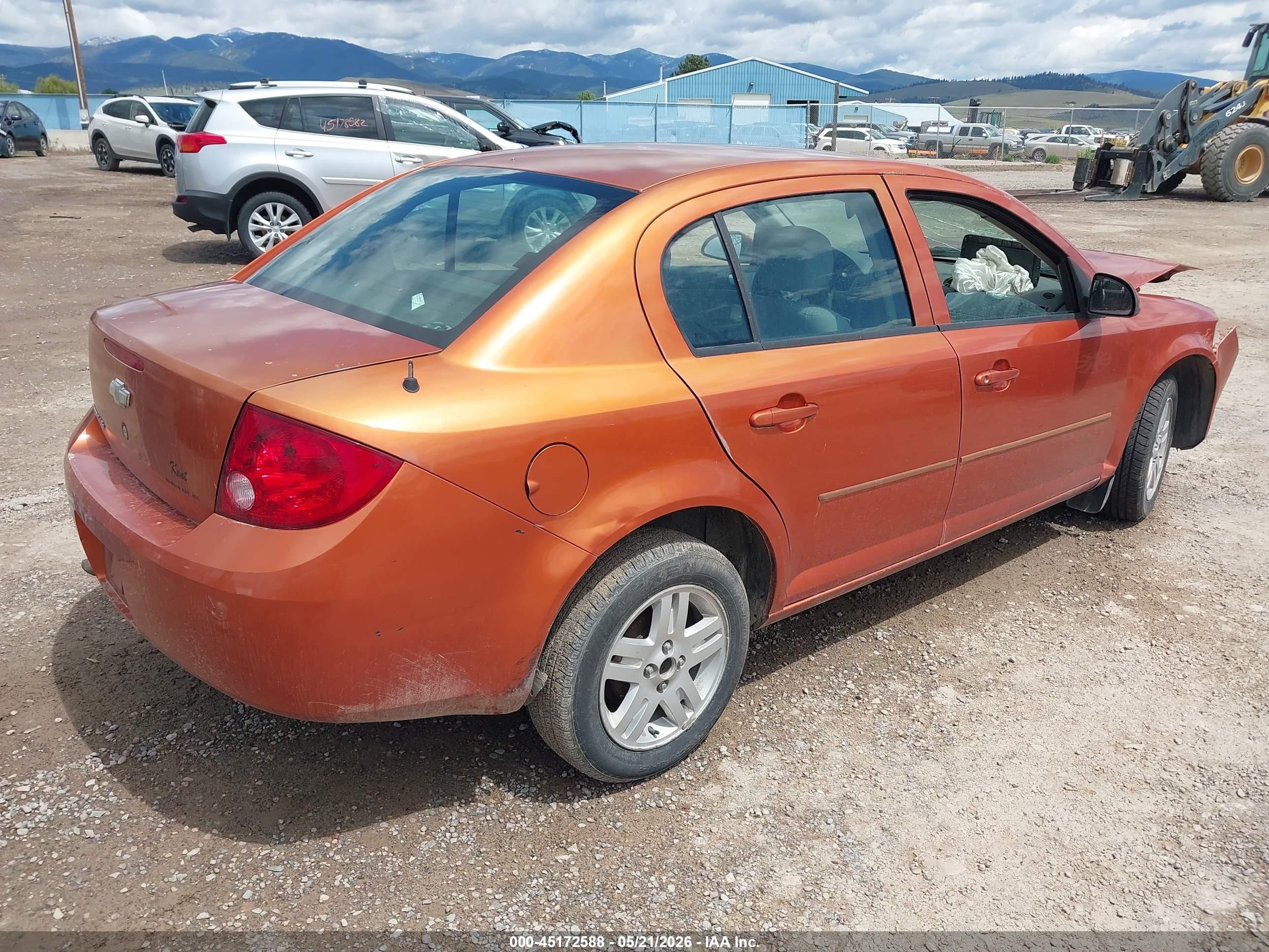 2005 Chevrolet Cobalt Ls Orange vin: 1G1AL52F957536916