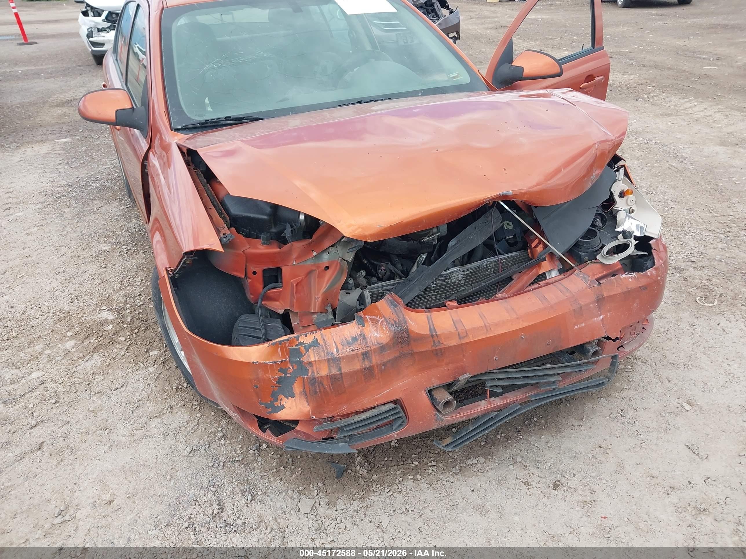 2005 Chevrolet Cobalt Ls Orange vin: 1G1AL52F957536916