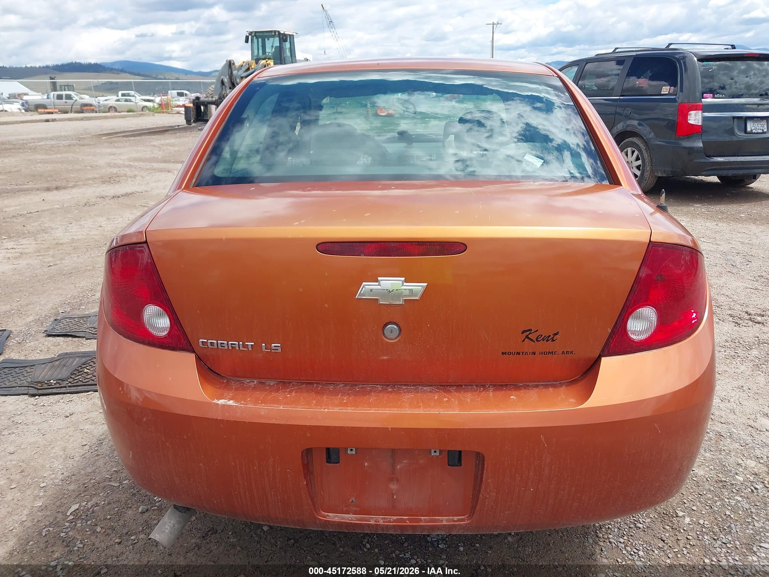2005 Chevrolet Cobalt Ls Orange vin: 1G1AL52F957536916