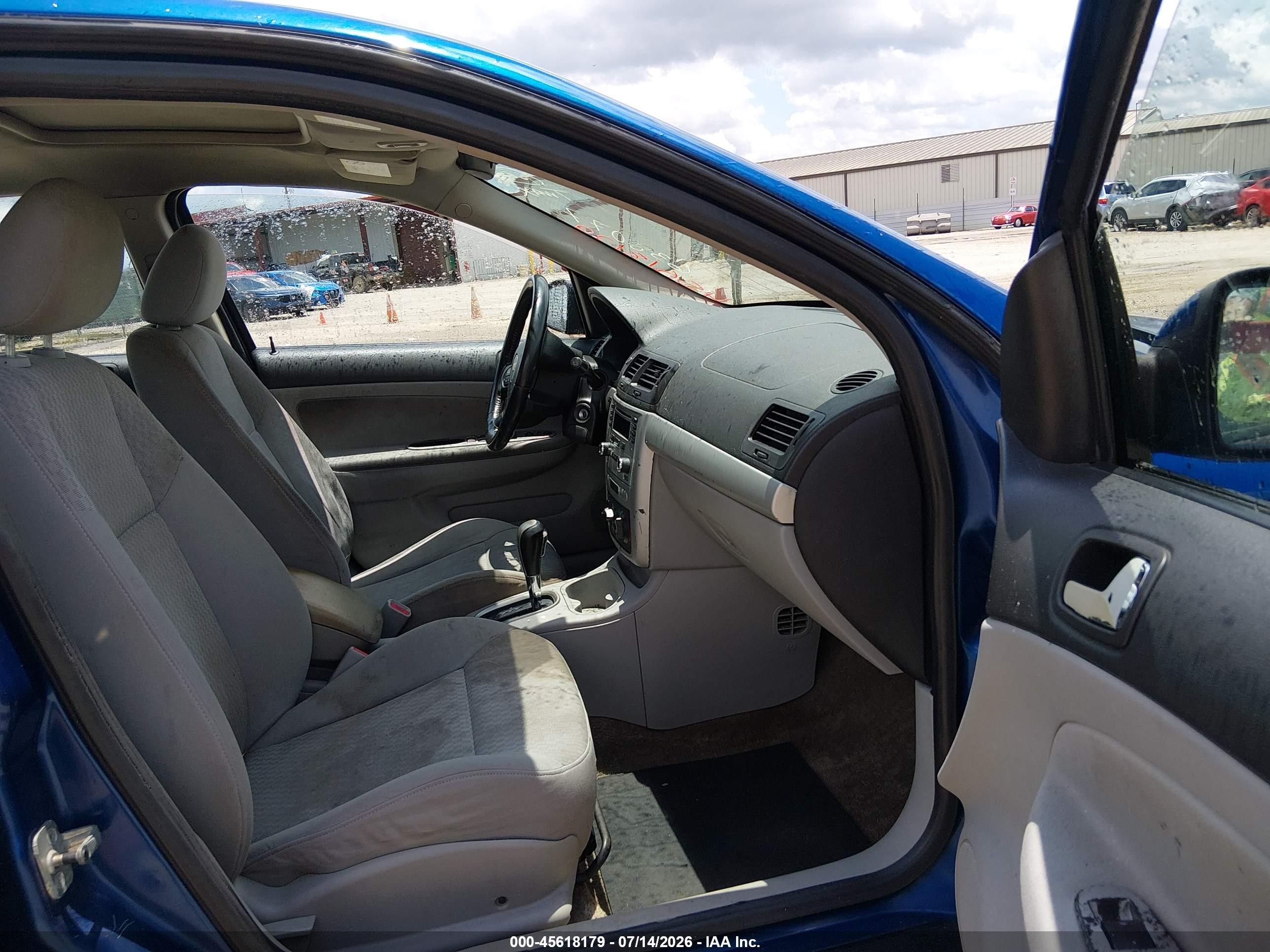 2005 Chevrolet Cobalt Ls Blue vin: 1G1AL52FX57638077