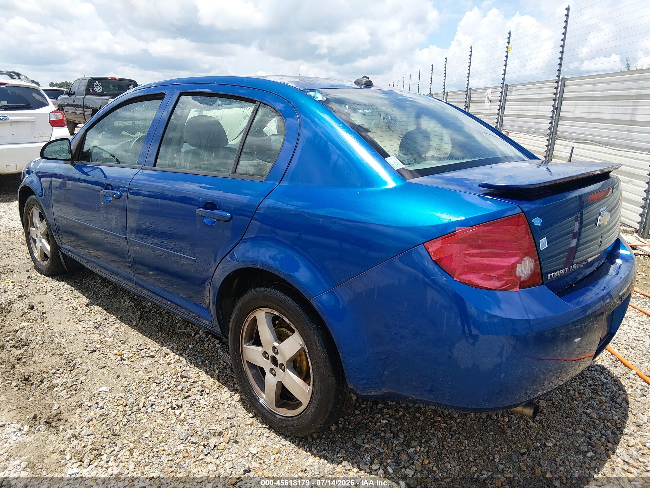 2005 Chevrolet Cobalt Ls Blue vin: 1G1AL52FX57638077
