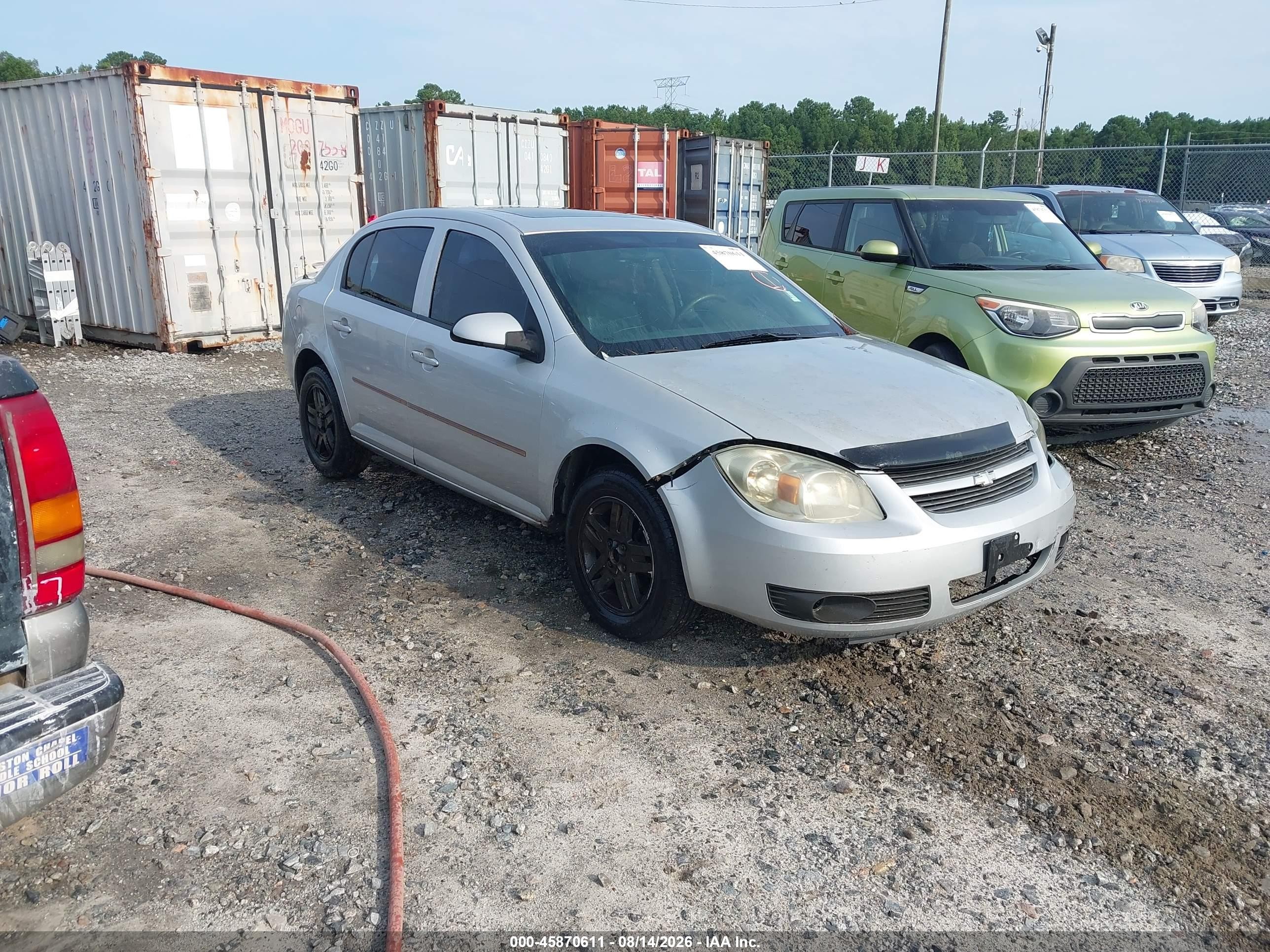 2005 Chevrolet Cobalt Ls Silver vin: 1G1AL54F757584041
