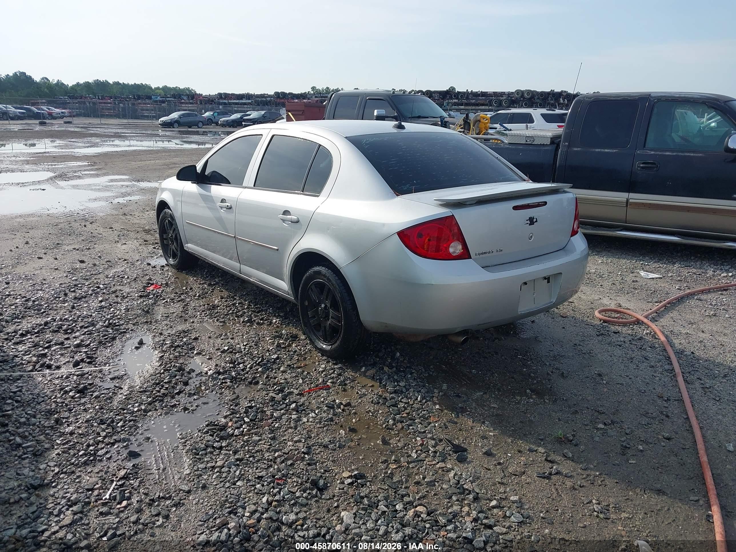 2005 Chevrolet Cobalt Ls Silver vin: 1G1AL54F757584041