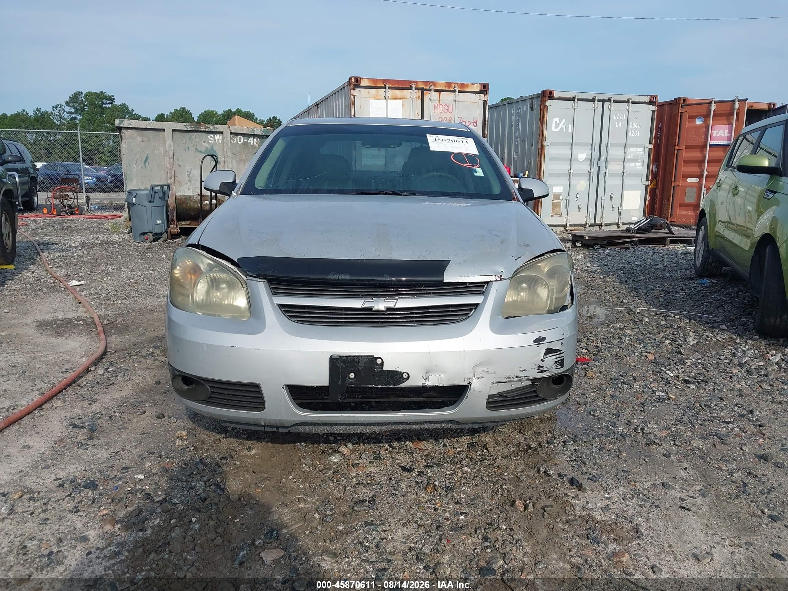 2005 Chevrolet Cobalt Ls Silver vin: 1G1AL54F757584041