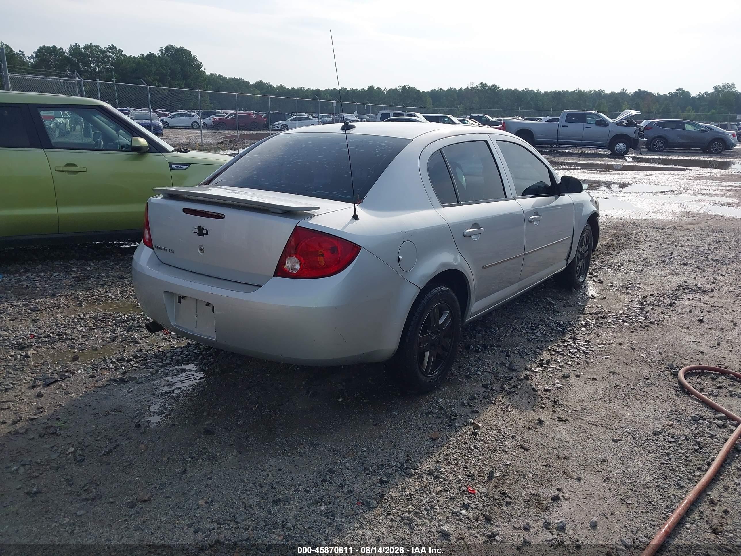 2005 Chevrolet Cobalt Ls Silver vin: 1G1AL54F757584041