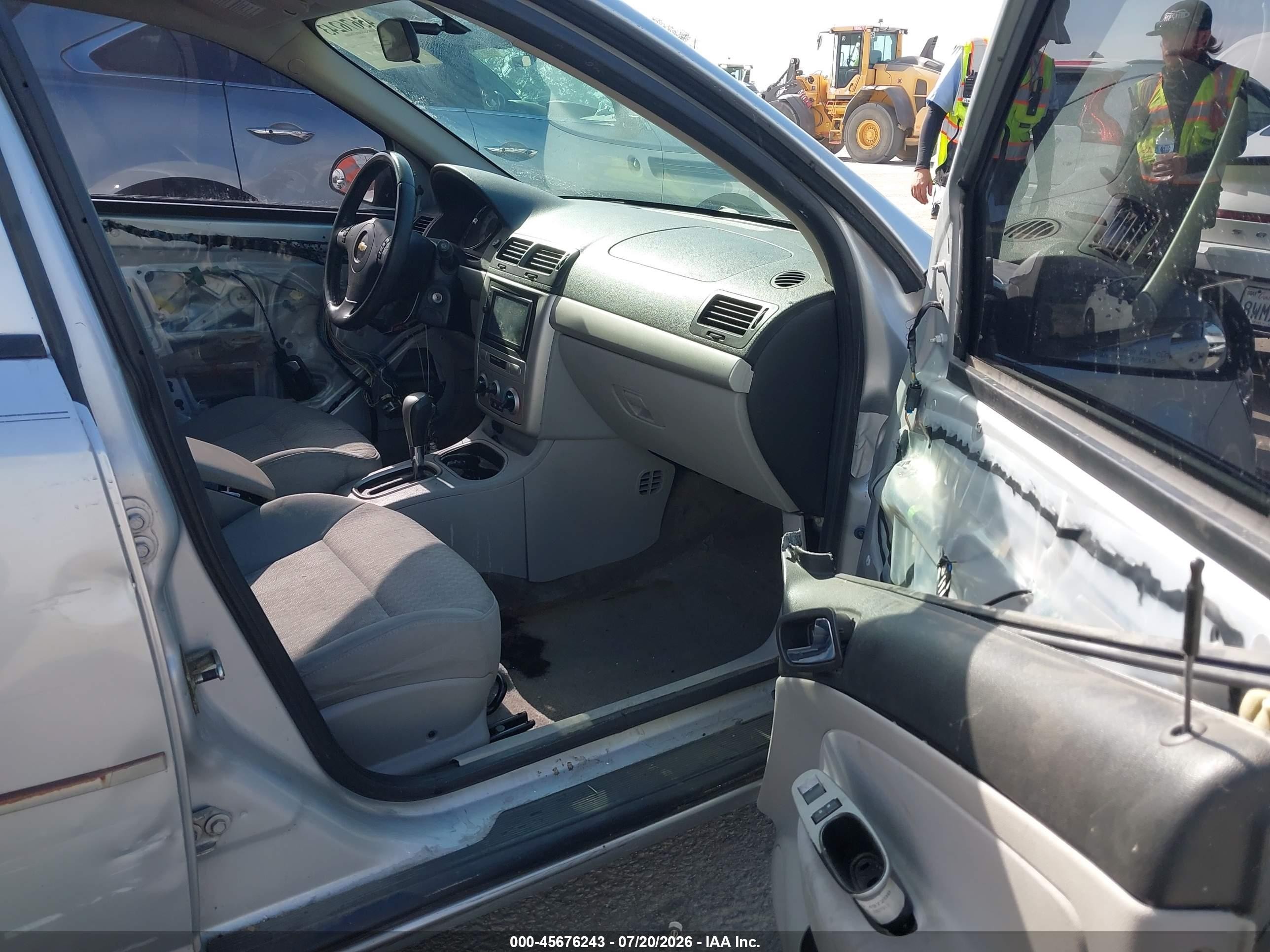 2007 Chevrolet Cobalt Lt Silver vin: 1G1AL55F177309914