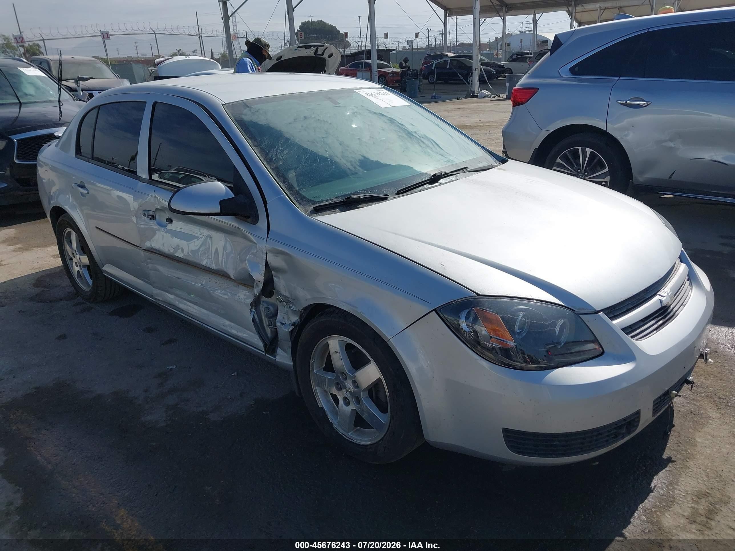 2007 Chevrolet Cobalt Lt Silver vin: 1G1AL55F177309914