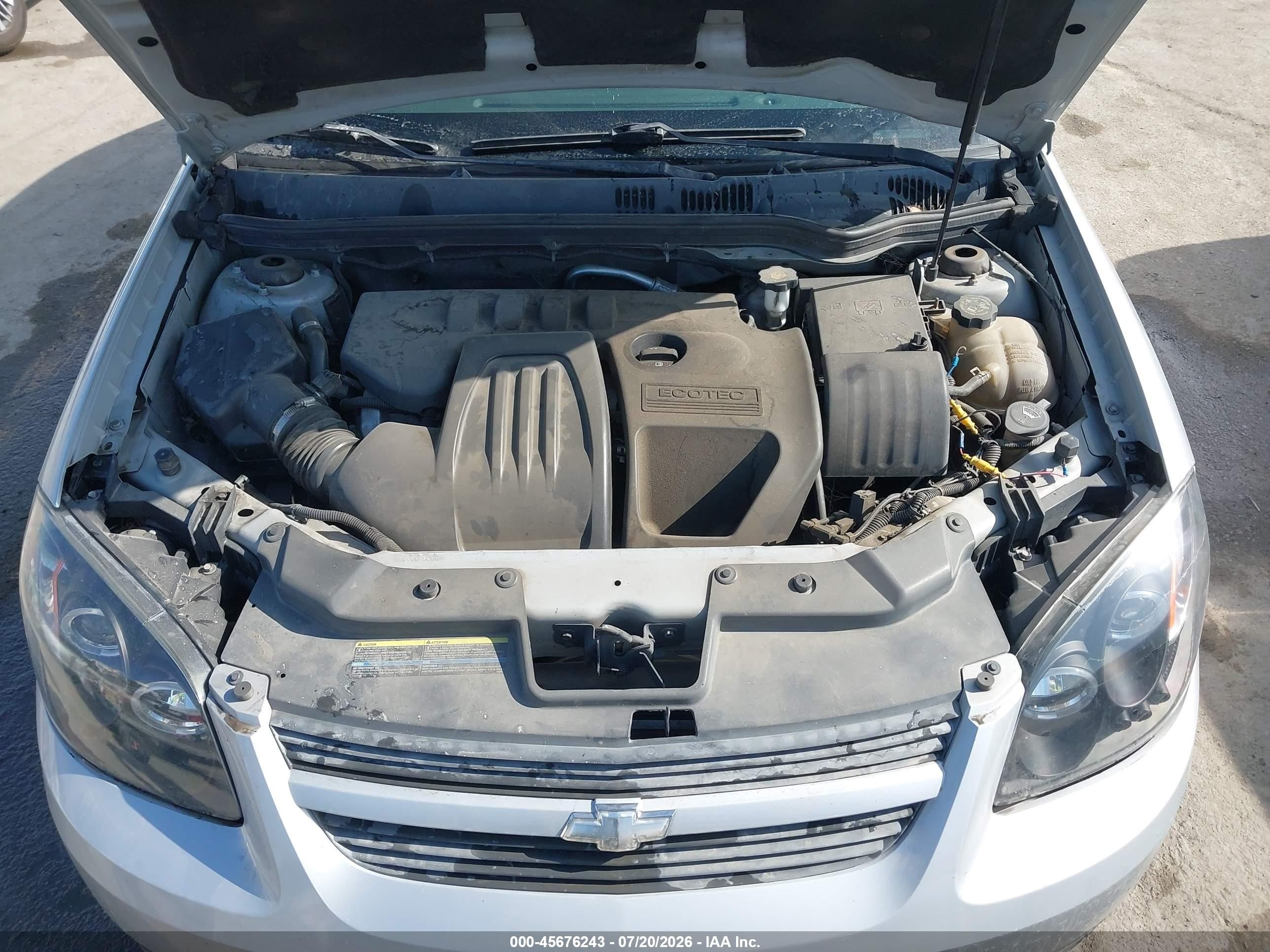 2007 Chevrolet Cobalt Lt Silver vin: 1G1AL55F177309914