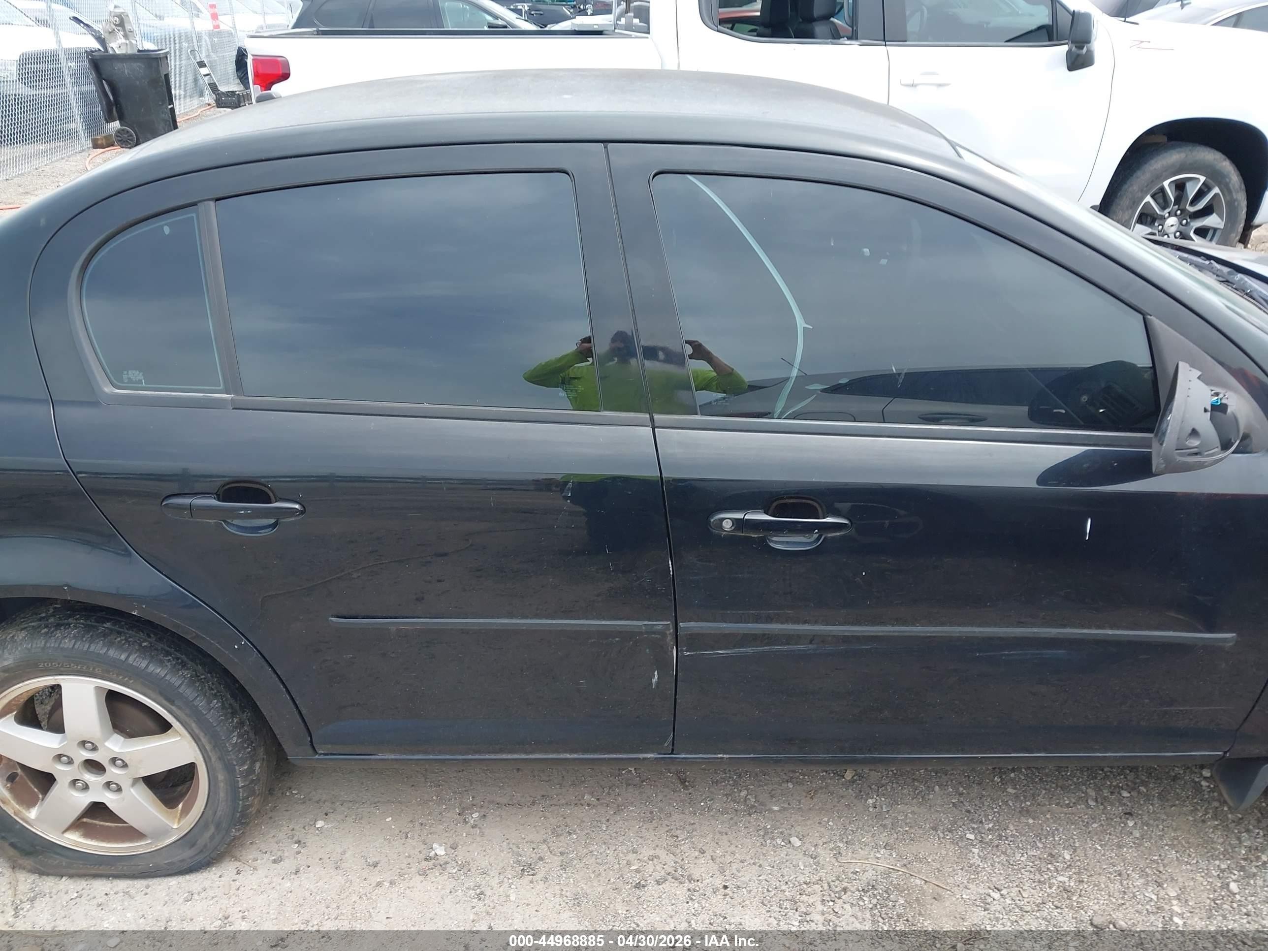 2007 Chevrolet Cobalt Lt Black vin: 1G1AL55F177380000