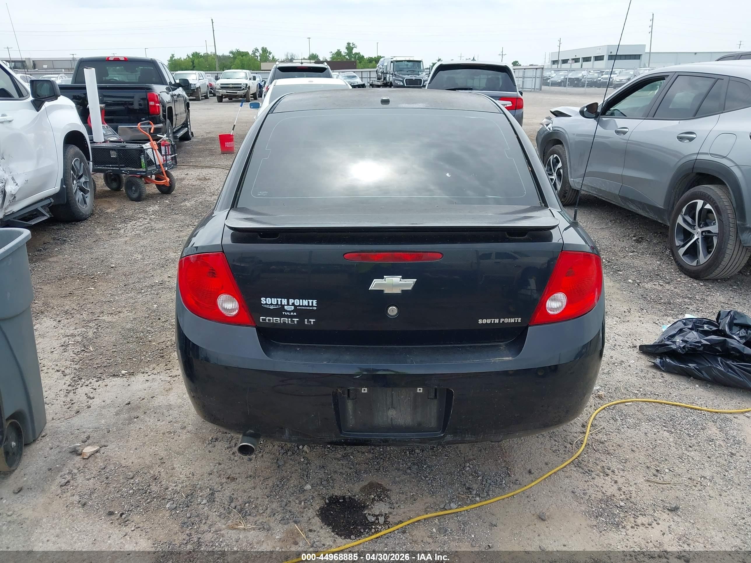 2007 Chevrolet Cobalt Lt Black vin: 1G1AL55F177380000