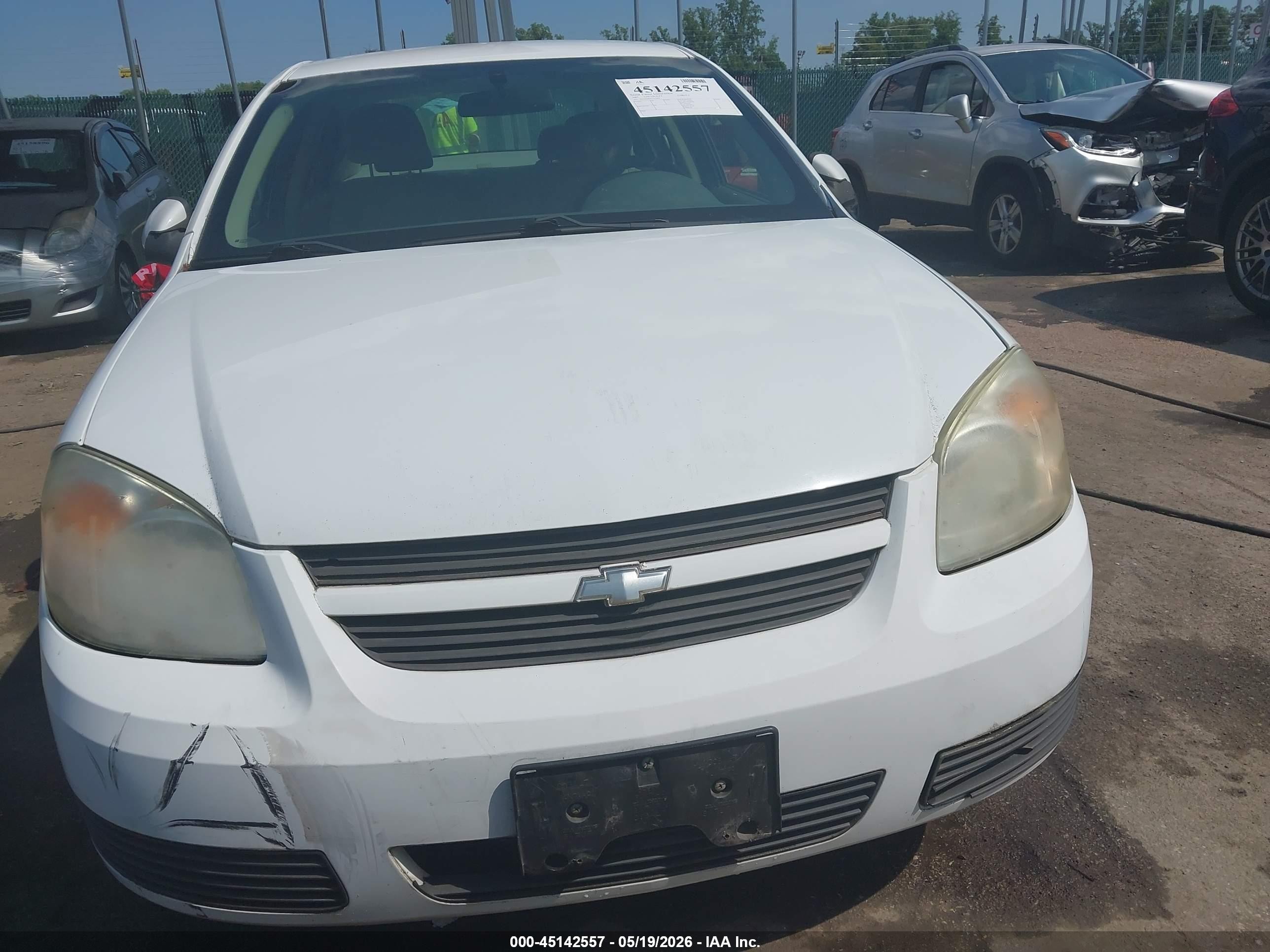 2007 Chevrolet Cobalt Lt White vin: 1G1AL55F277235001