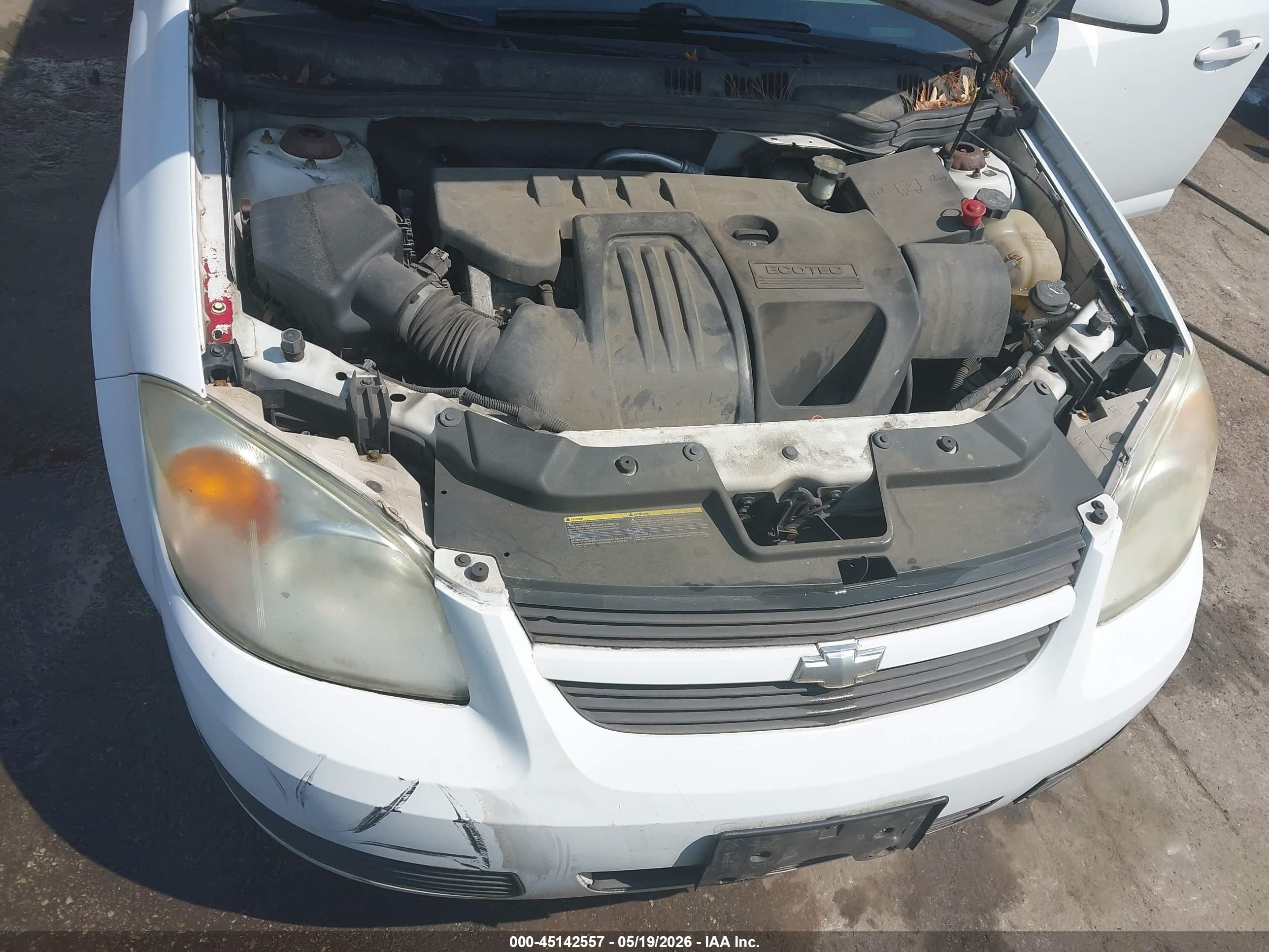 2007 Chevrolet Cobalt Lt White vin: 1G1AL55F277235001