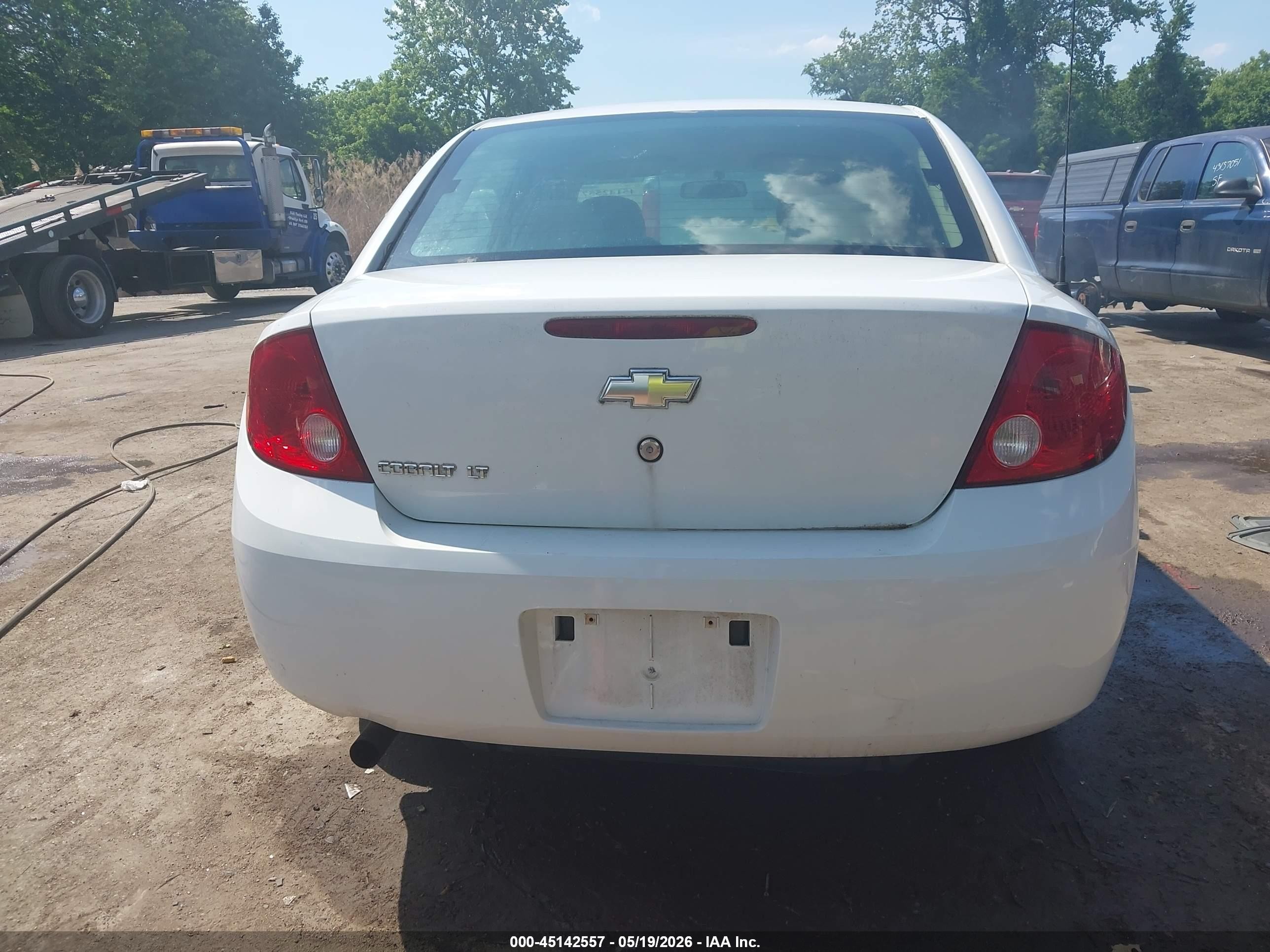 2007 Chevrolet Cobalt Lt White vin: 1G1AL55F277235001