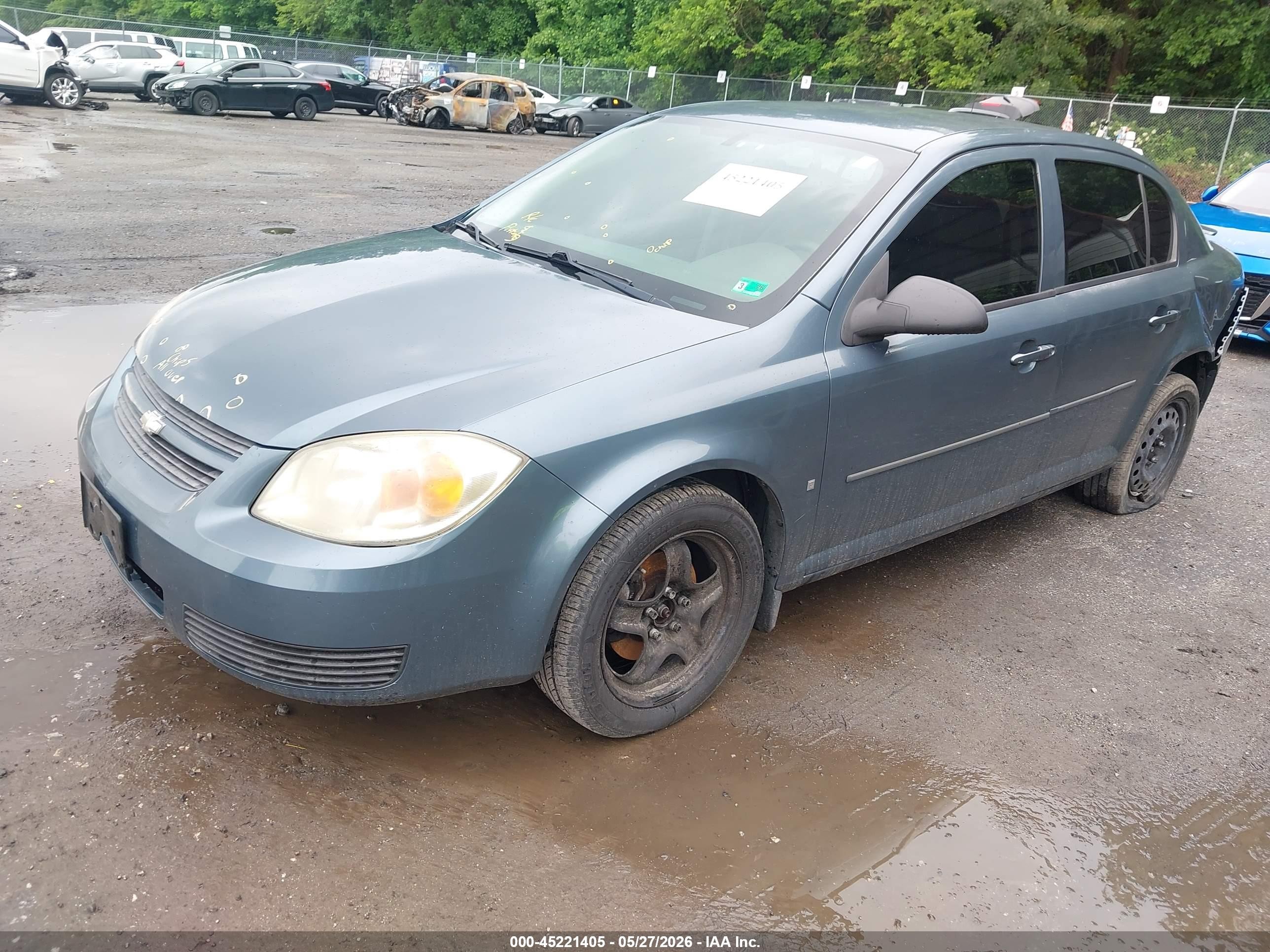 2007 Chevrolet Cobalt Lt Blue vin: 1G1AL55F277291536