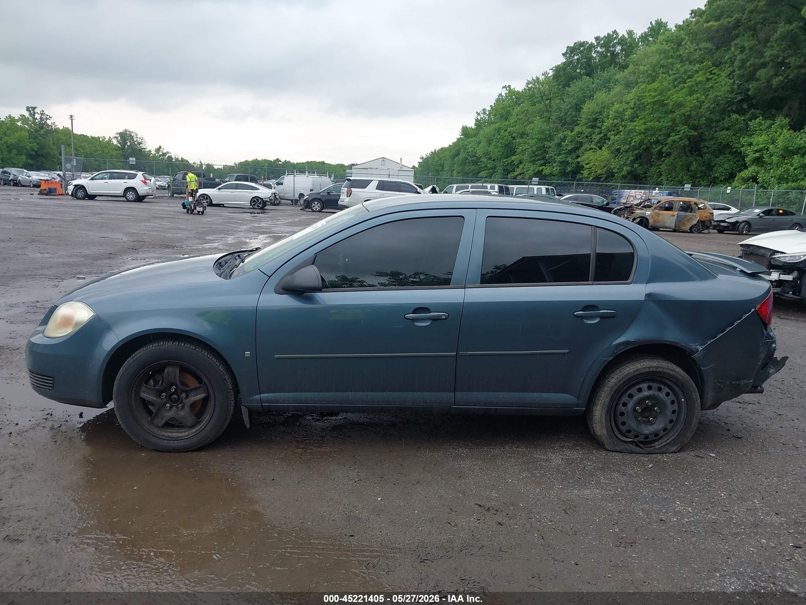 2007 Chevrolet Cobalt Lt Blue vin: 1G1AL55F277291536