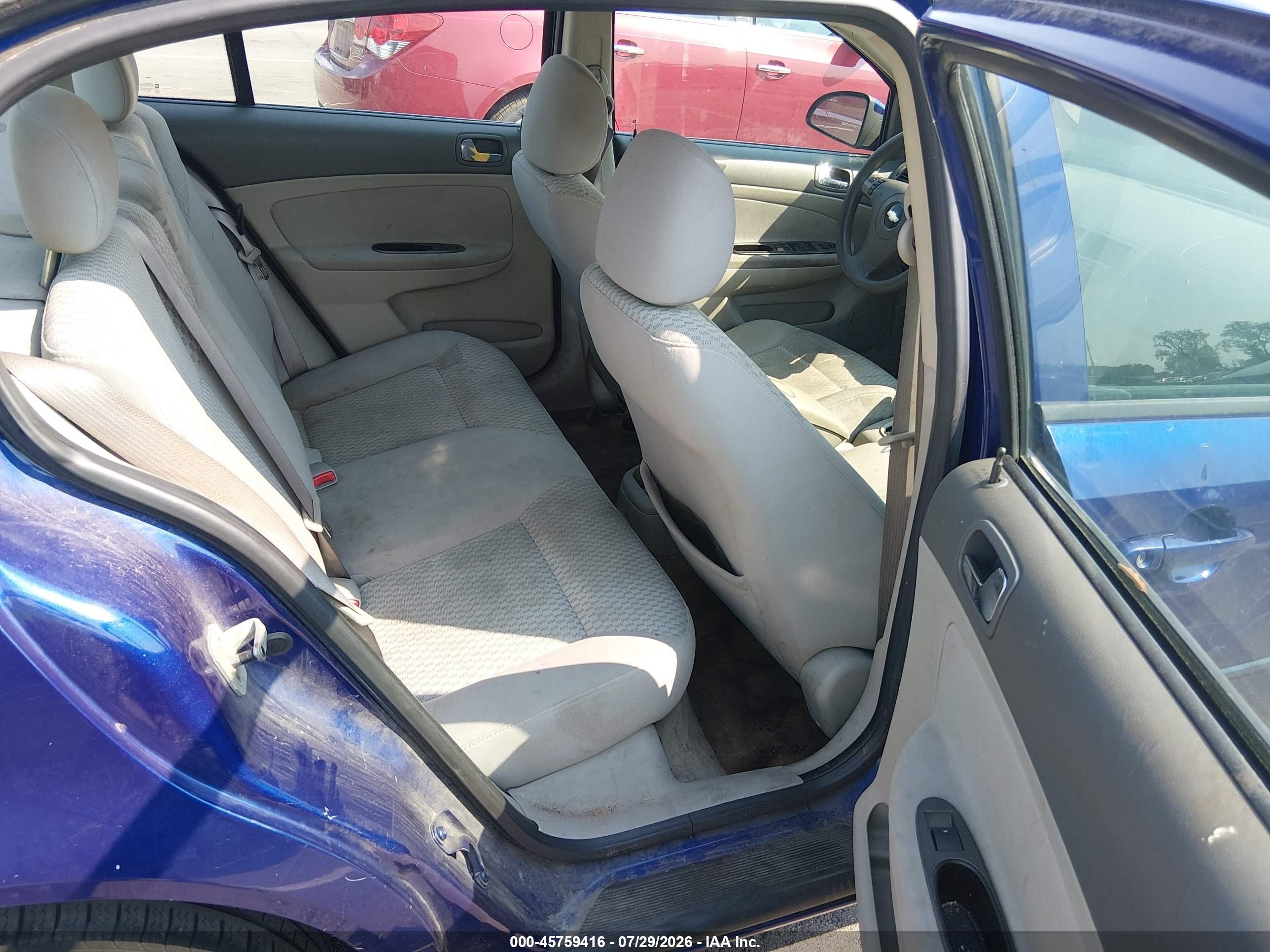 2007 Chevrolet Cobalt Lt Blue vin: 1G1AL55F377218434