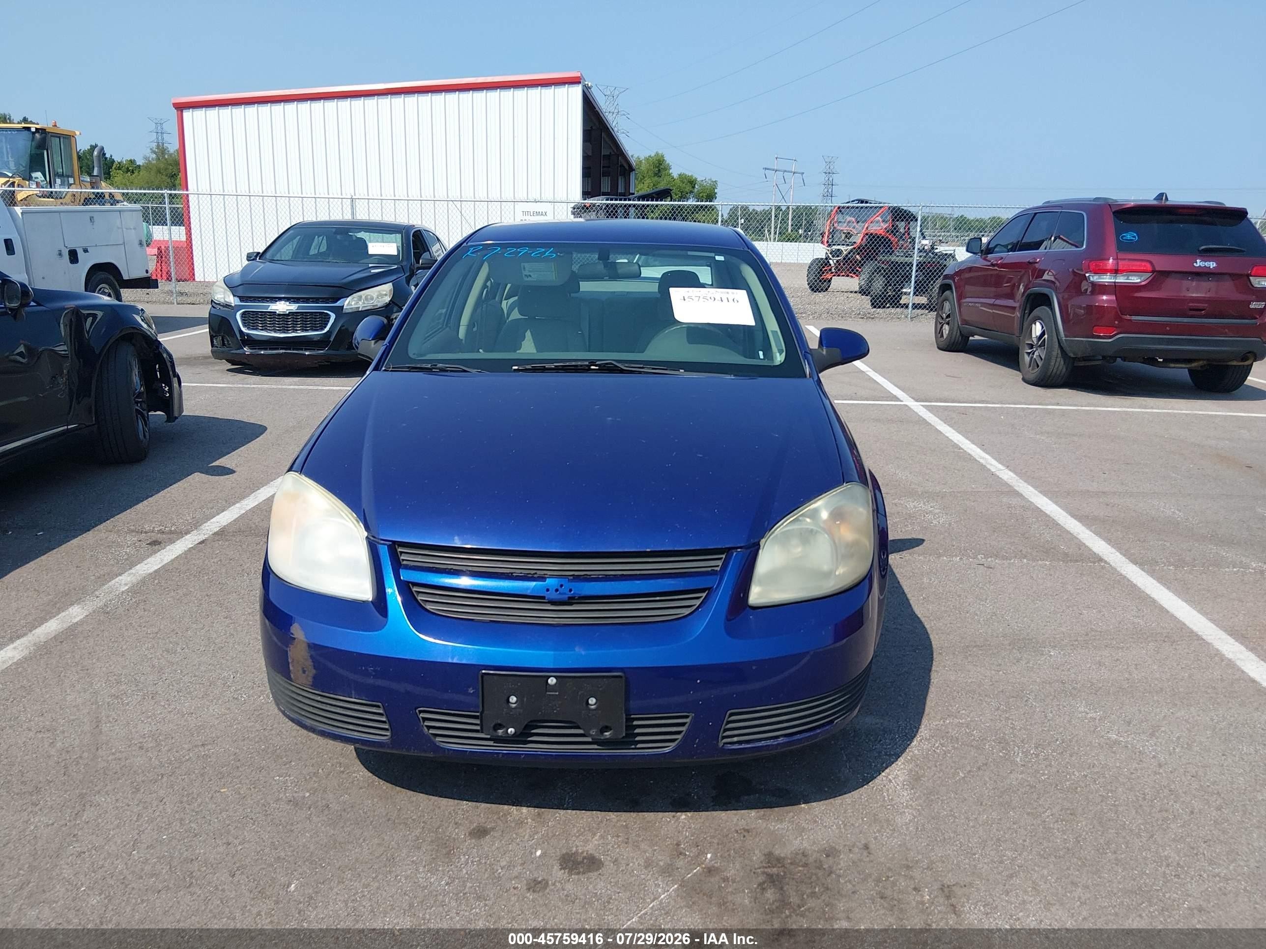 2007 Chevrolet Cobalt Lt Blue vin: 1G1AL55F377218434