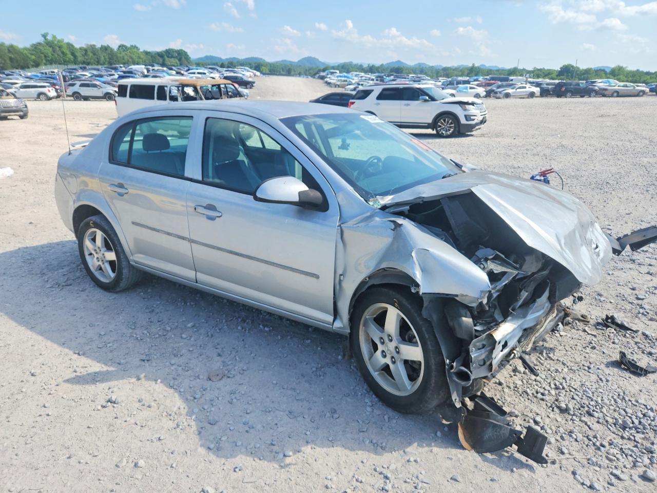 2007 Chevrolet Cobalt Lt Silver vin: 1G1AL55F377276088