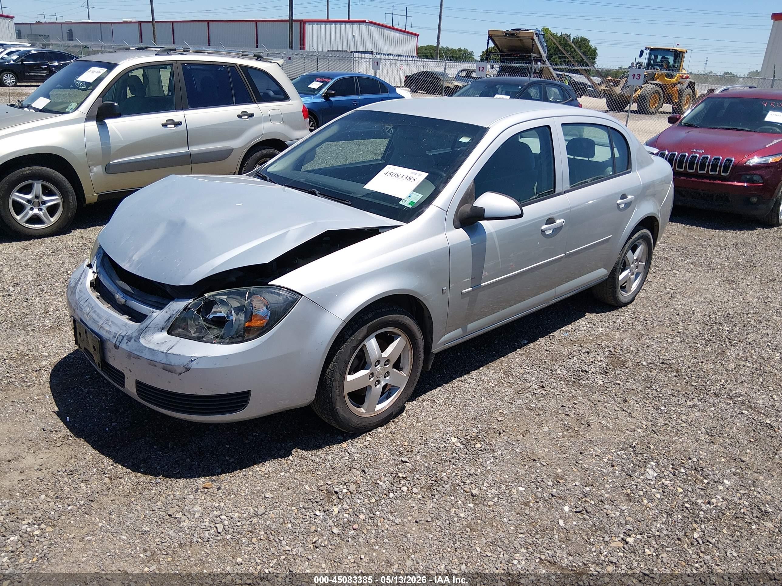 2007 Chevrolet Cobalt Lt Silver vin: 1G1AL55F377309588
