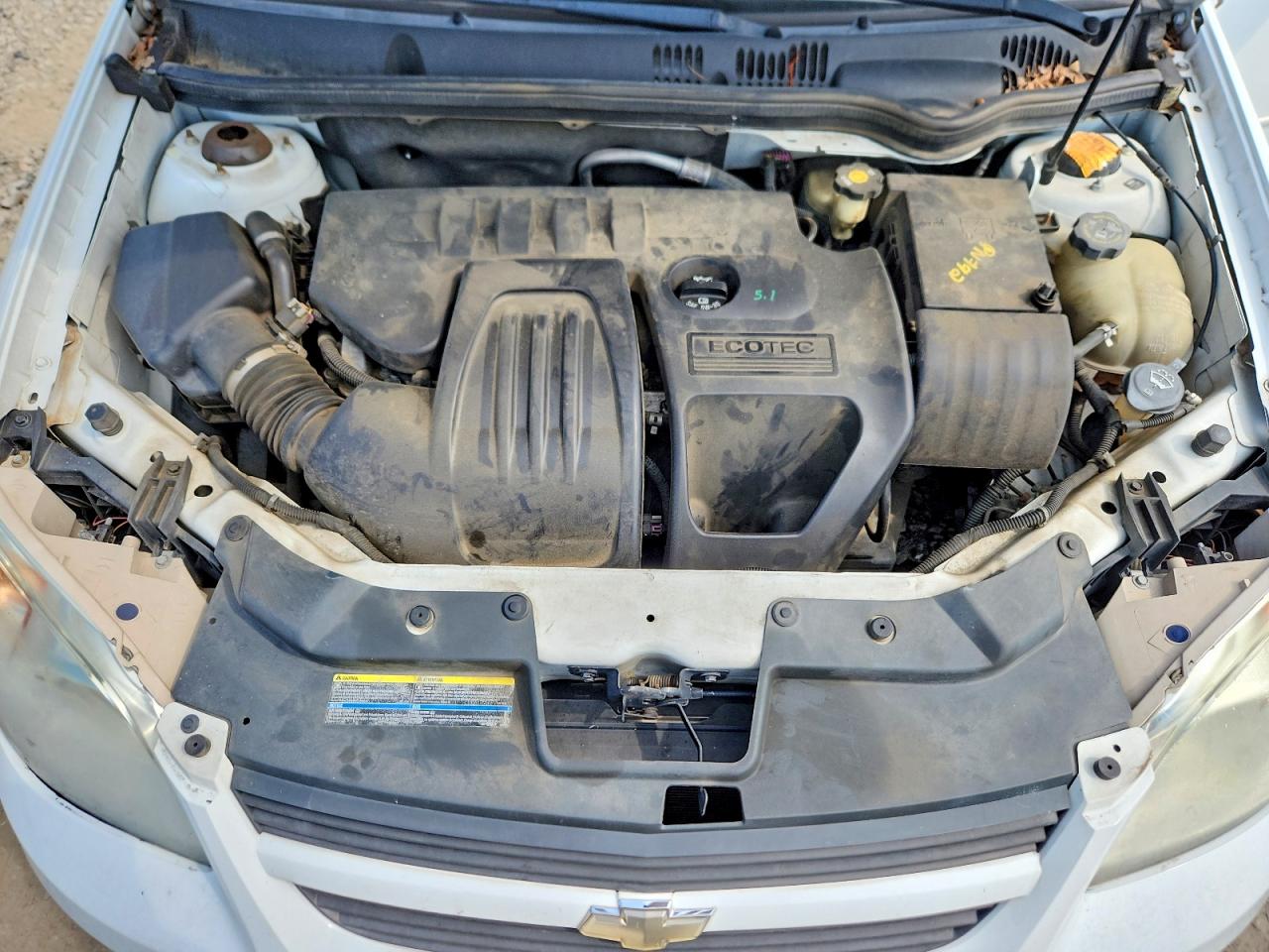 2007 Chevrolet Cobalt Lt White vin: 1G1AL55F477155070