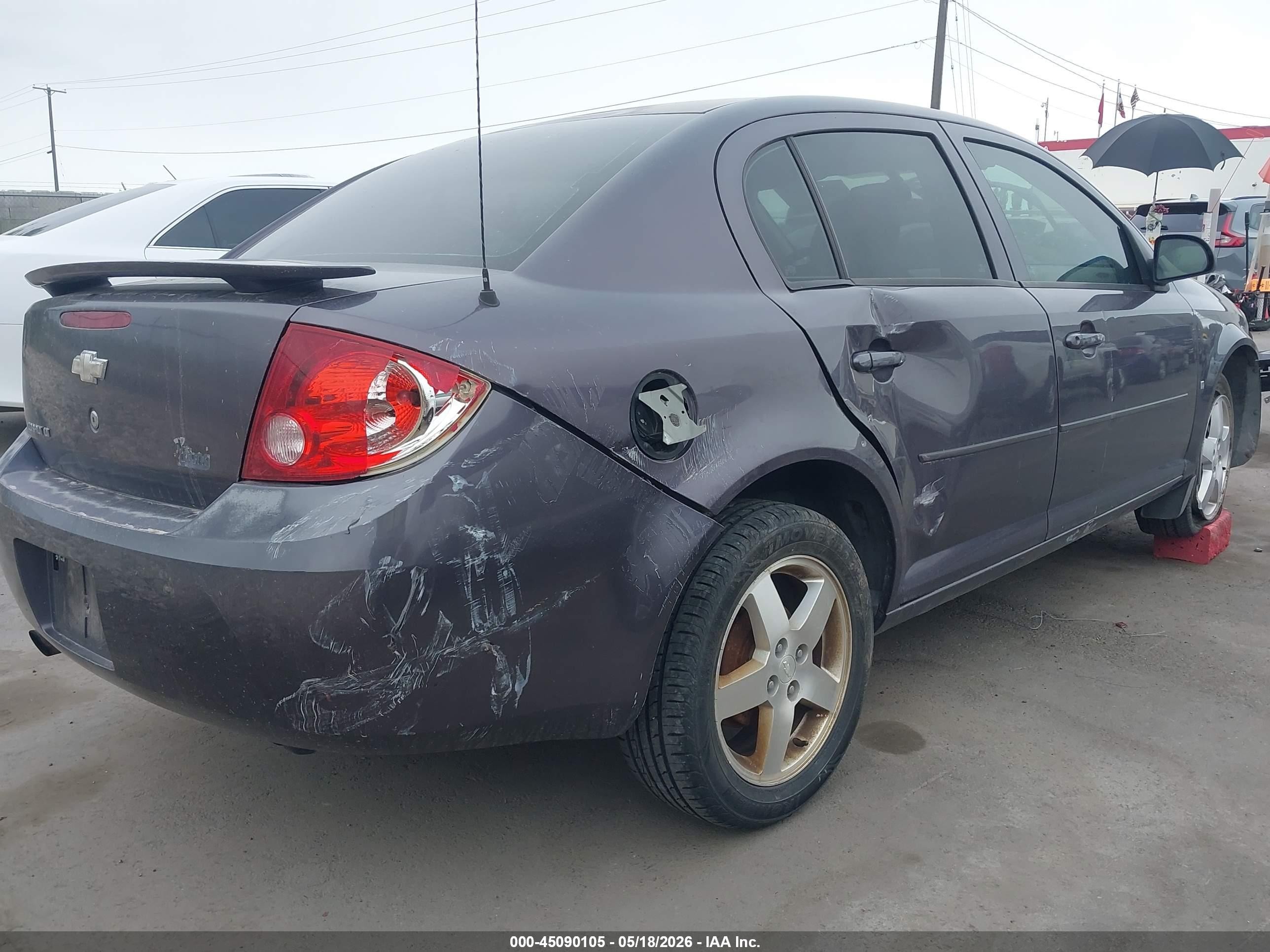 2006 Chevrolet Cobalt Lt Gray vin: 1G1AL55F667774445