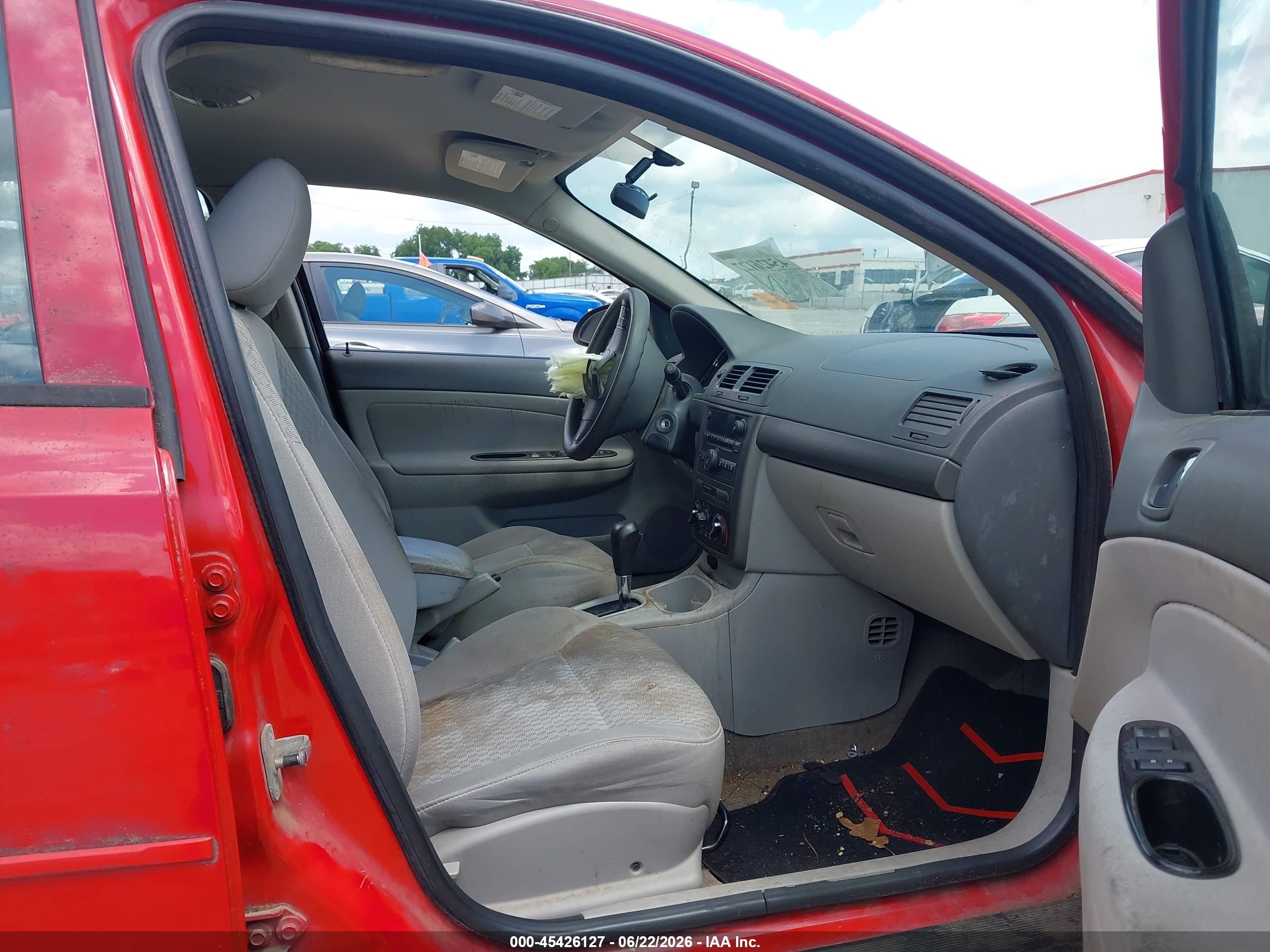 2007 Chevrolet Cobalt Lt Red vin: 1G1AL55F677127609