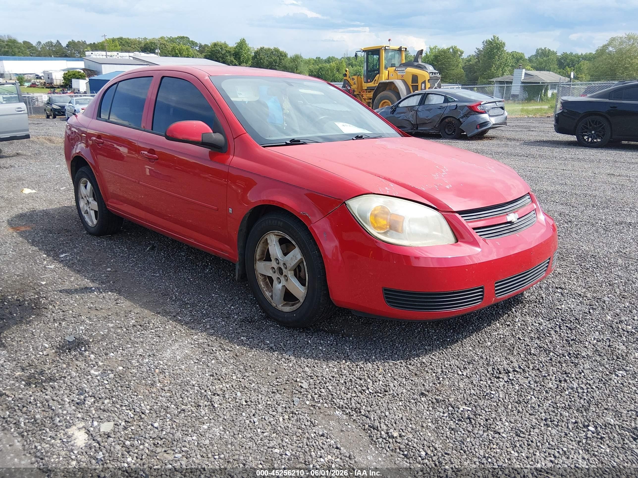 2007 Chevrolet Cobalt Lt Red vin: 1G1AL55F677295511