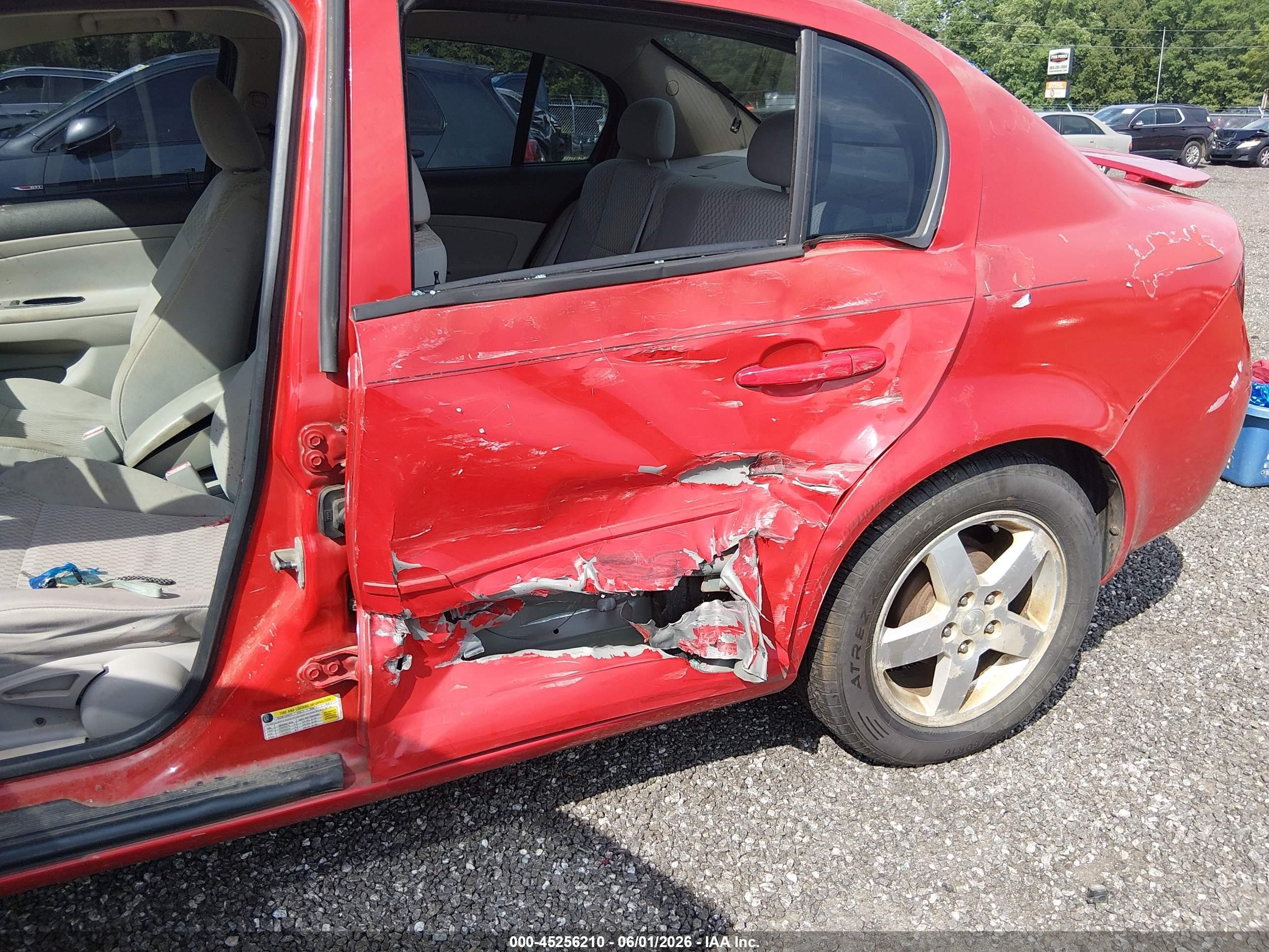 2007 Chevrolet Cobalt Lt Red vin: 1G1AL55F677295511