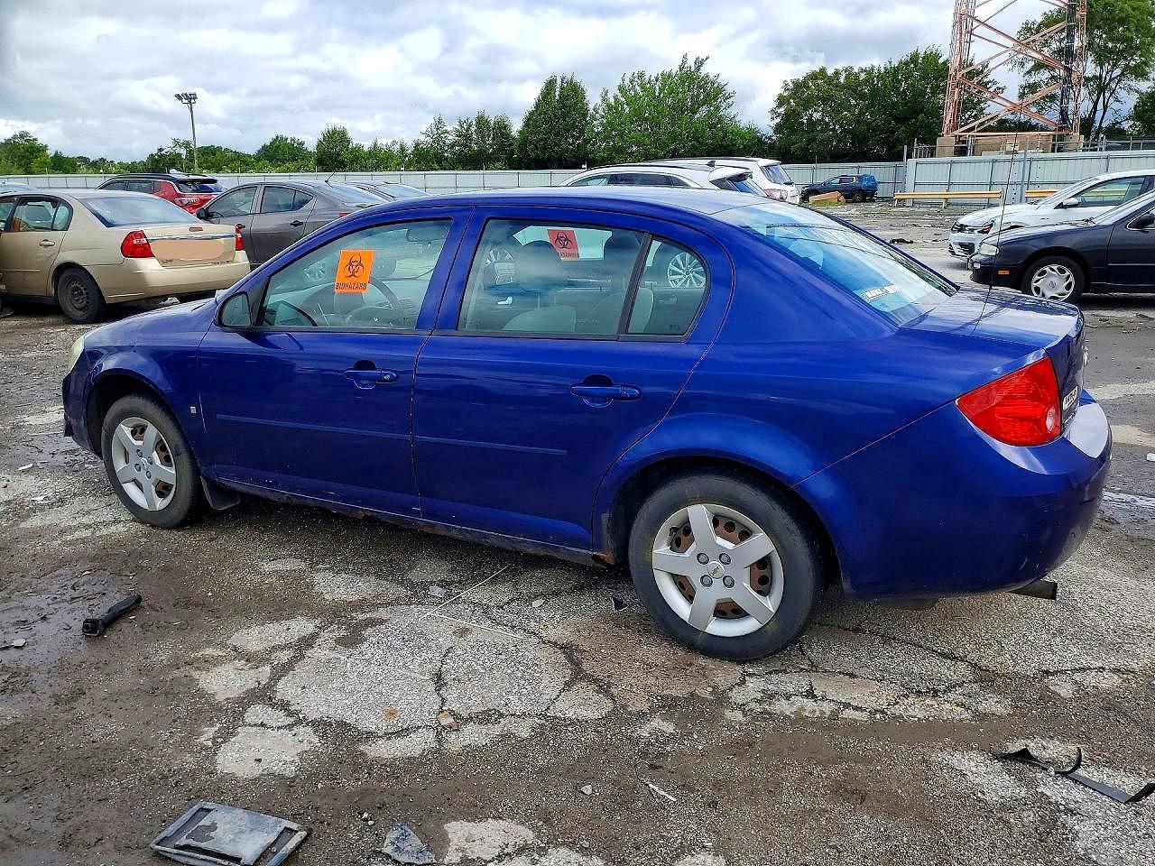 2007 Chevrolet Cobalt Lt Blue vin: 1G1AL55F677310122