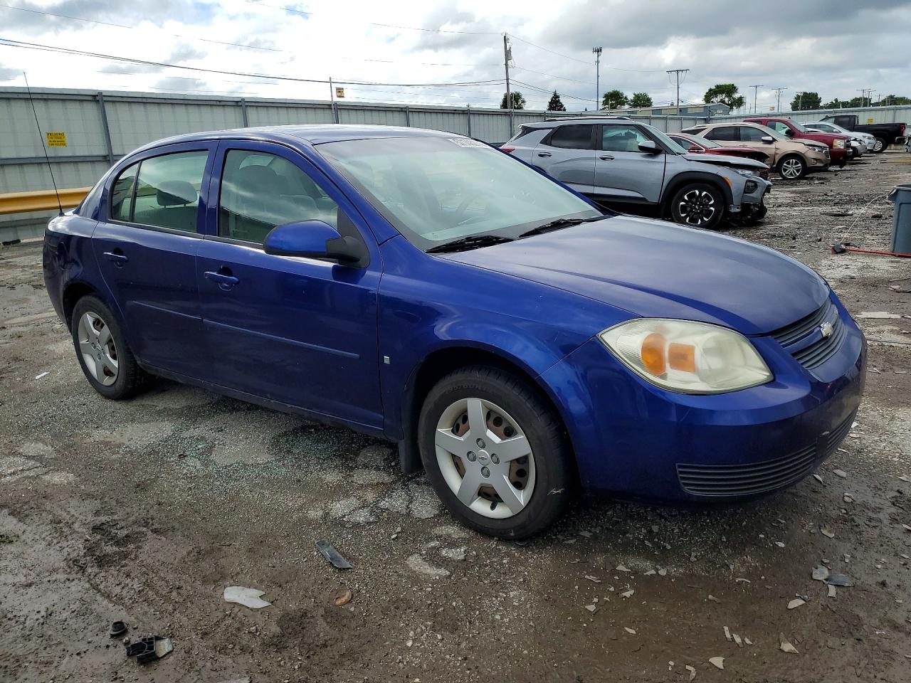 2007 Chevrolet Cobalt Lt Blue vin: 1G1AL55F677310122