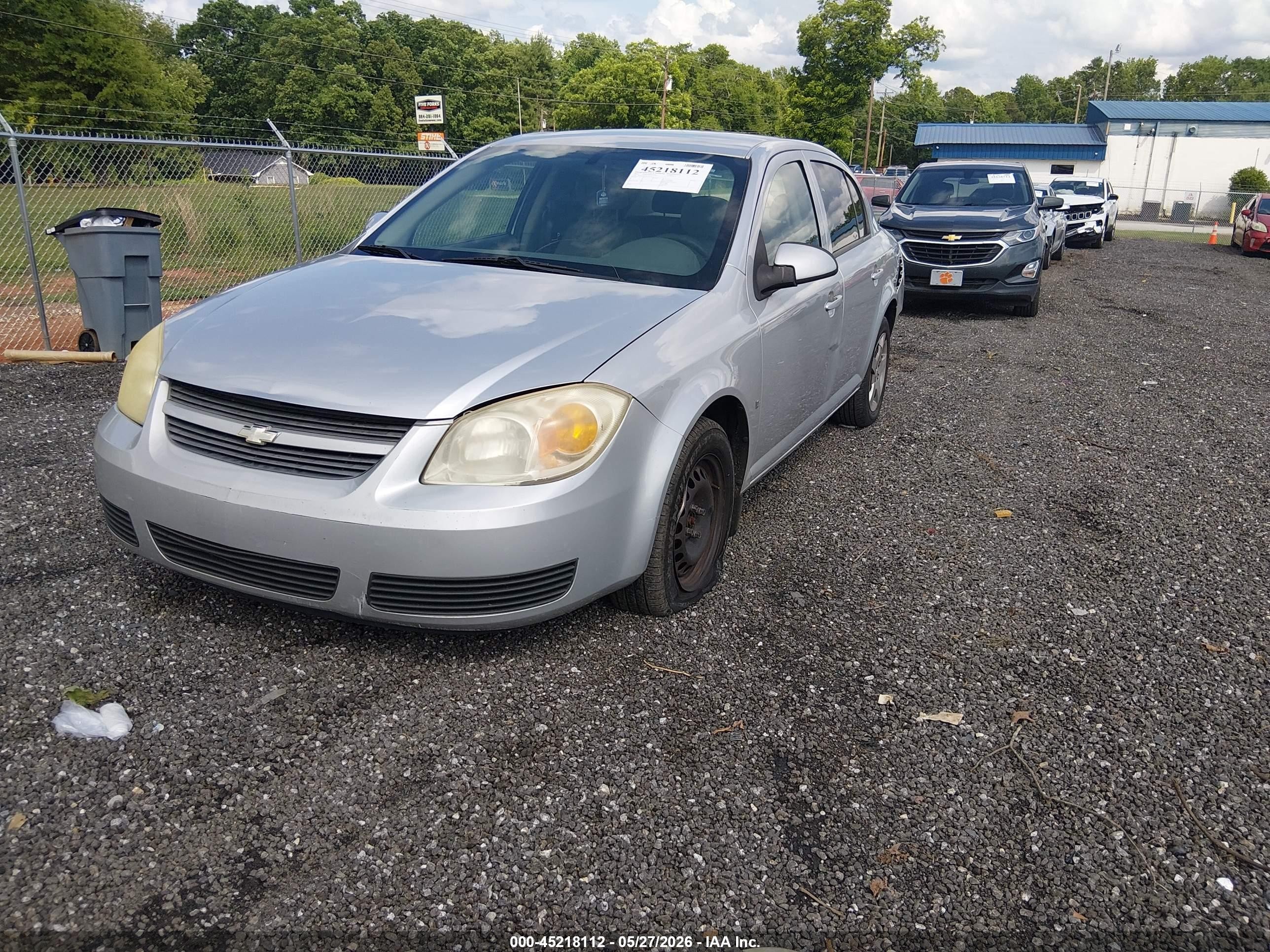 2007 Chevrolet Cobalt Lt Silver vin: 1G1AL55F677312212