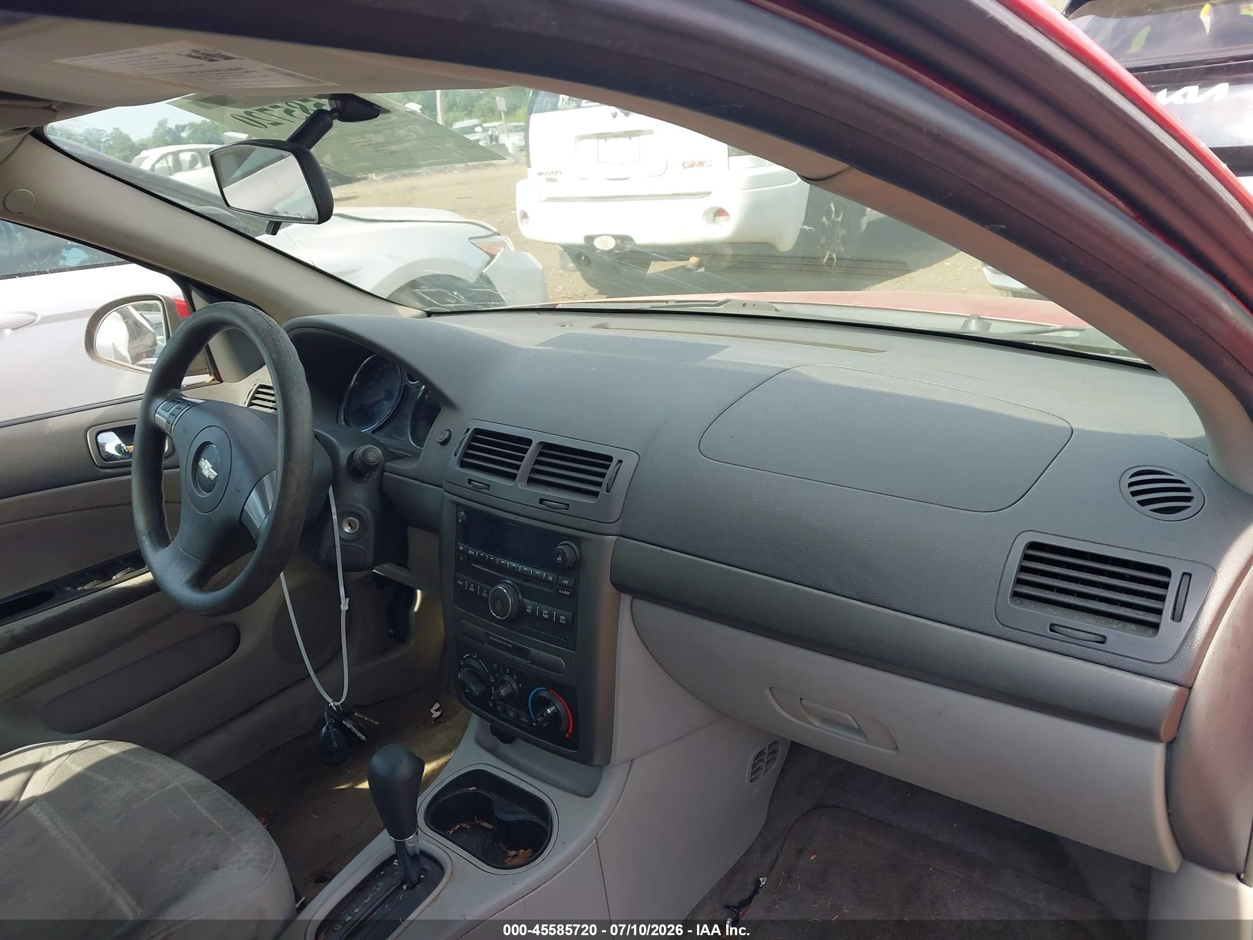 2007 Chevrolet Cobalt Lt Red vin: 1G1AL55F777159310