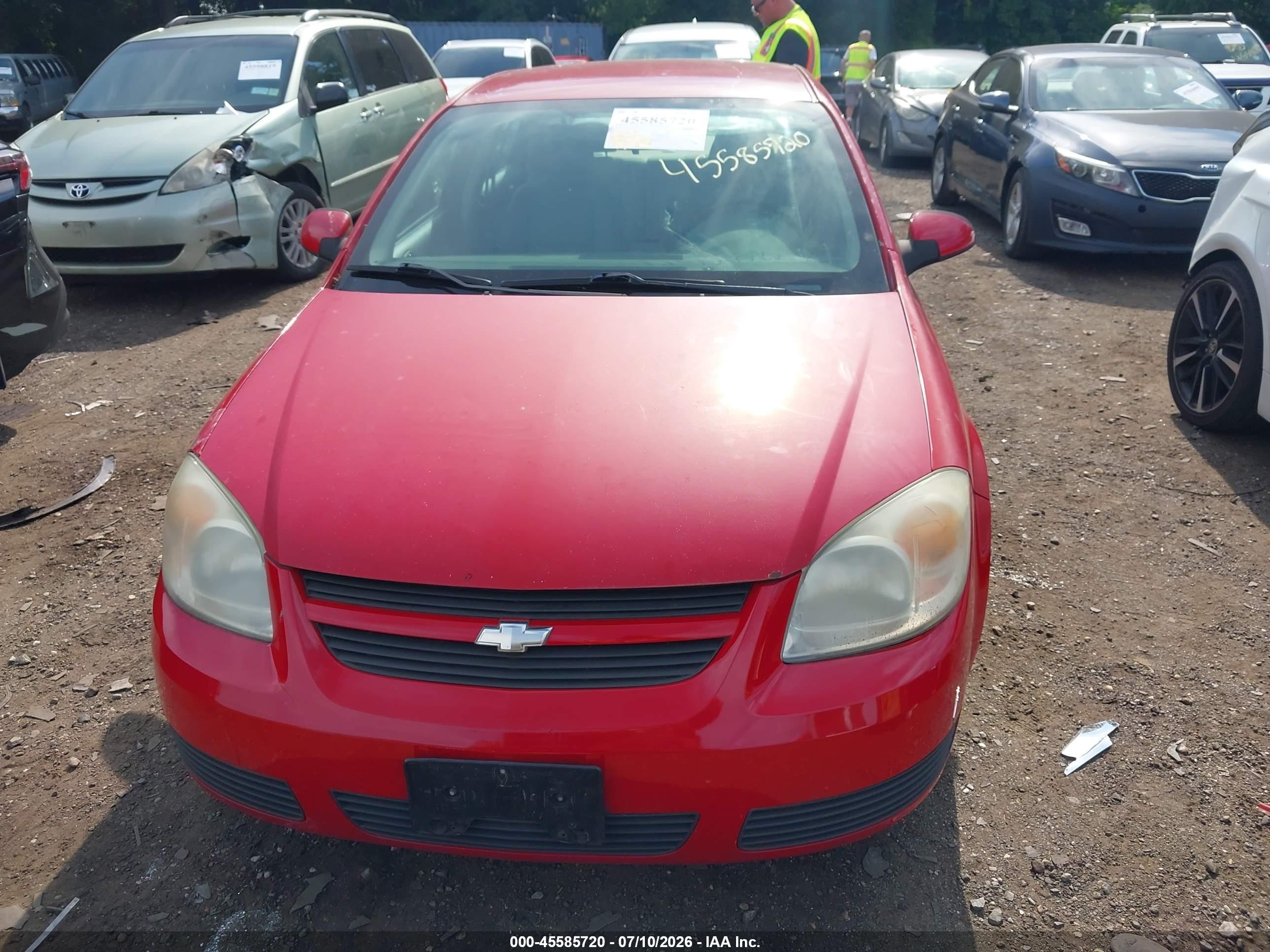 2007 Chevrolet Cobalt Lt Red vin: 1G1AL55F777159310