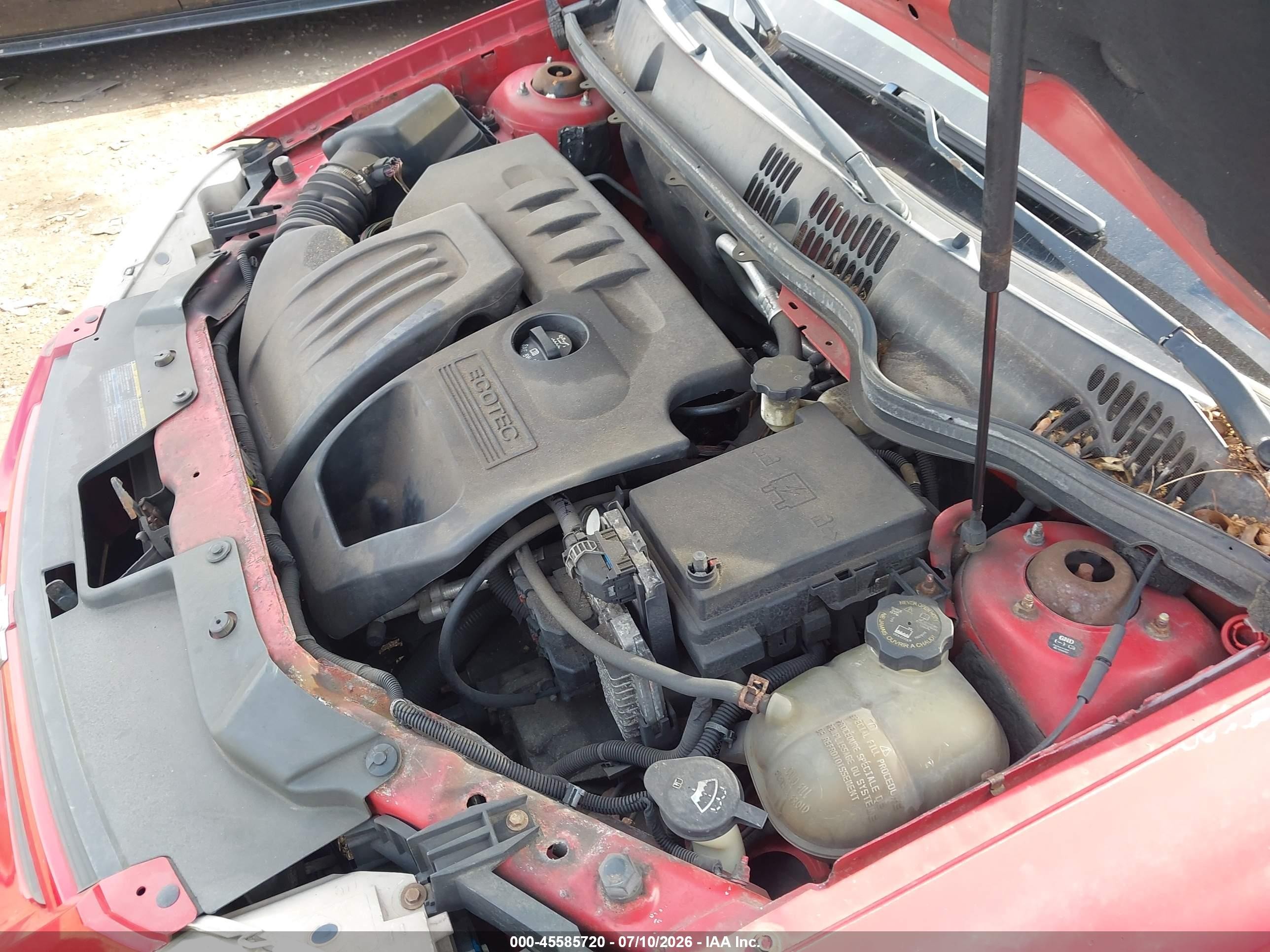 2007 Chevrolet Cobalt Lt Red vin: 1G1AL55F777159310