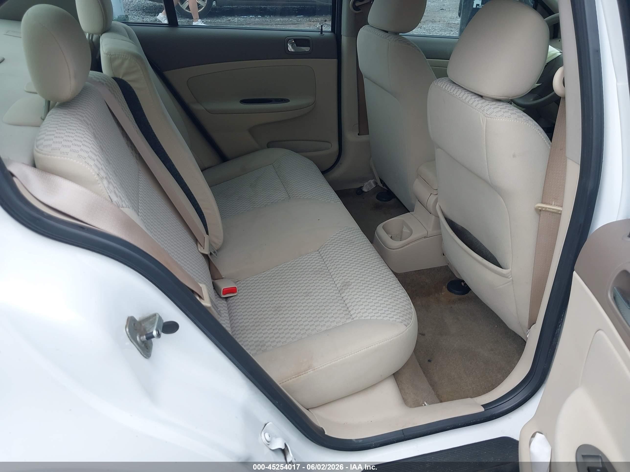 2007 Chevrolet Cobalt Lt White vin: 1G1AL55F877192137