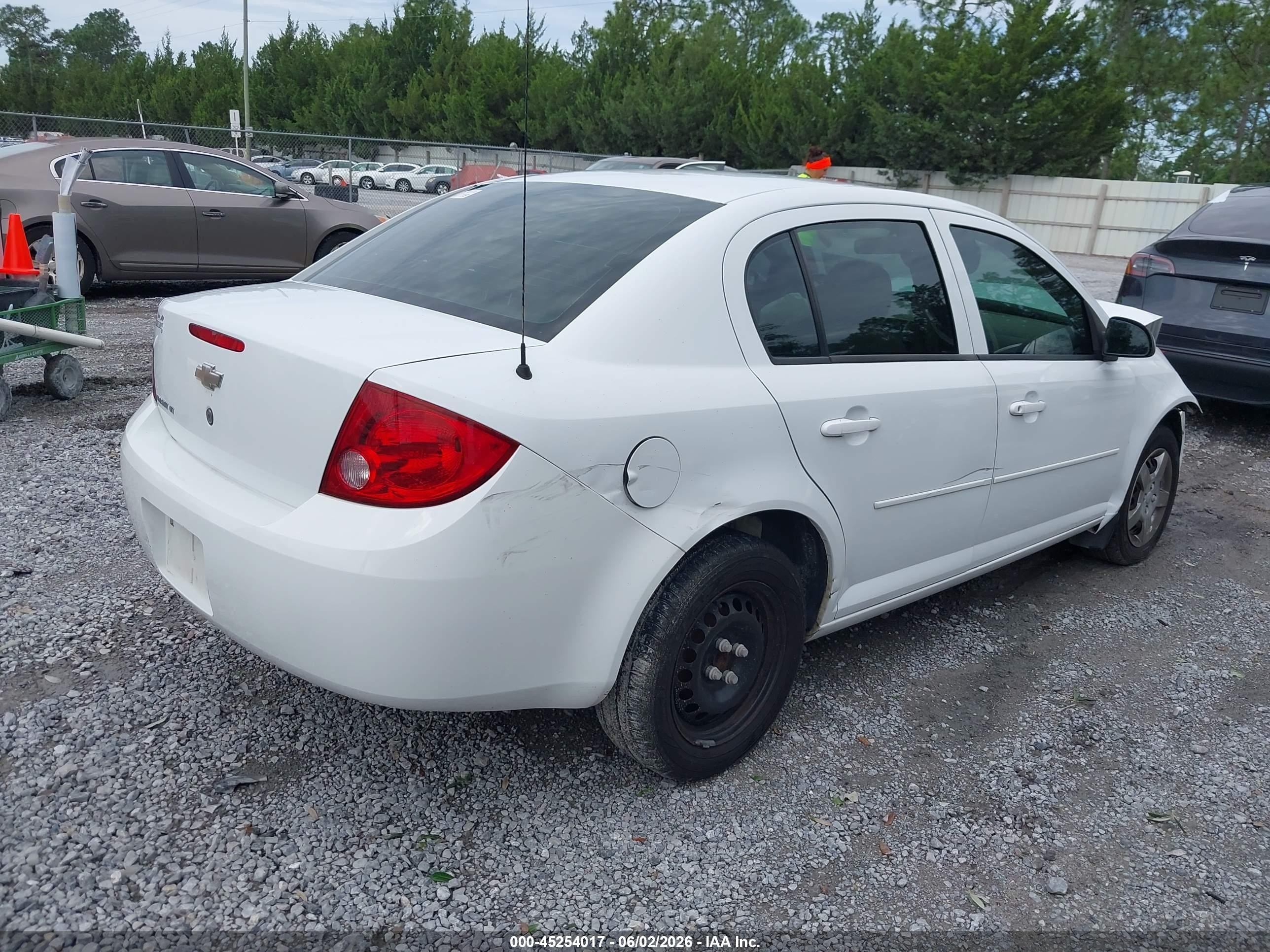 2007 Chevrolet Cobalt Lt White vin: 1G1AL55F877192137