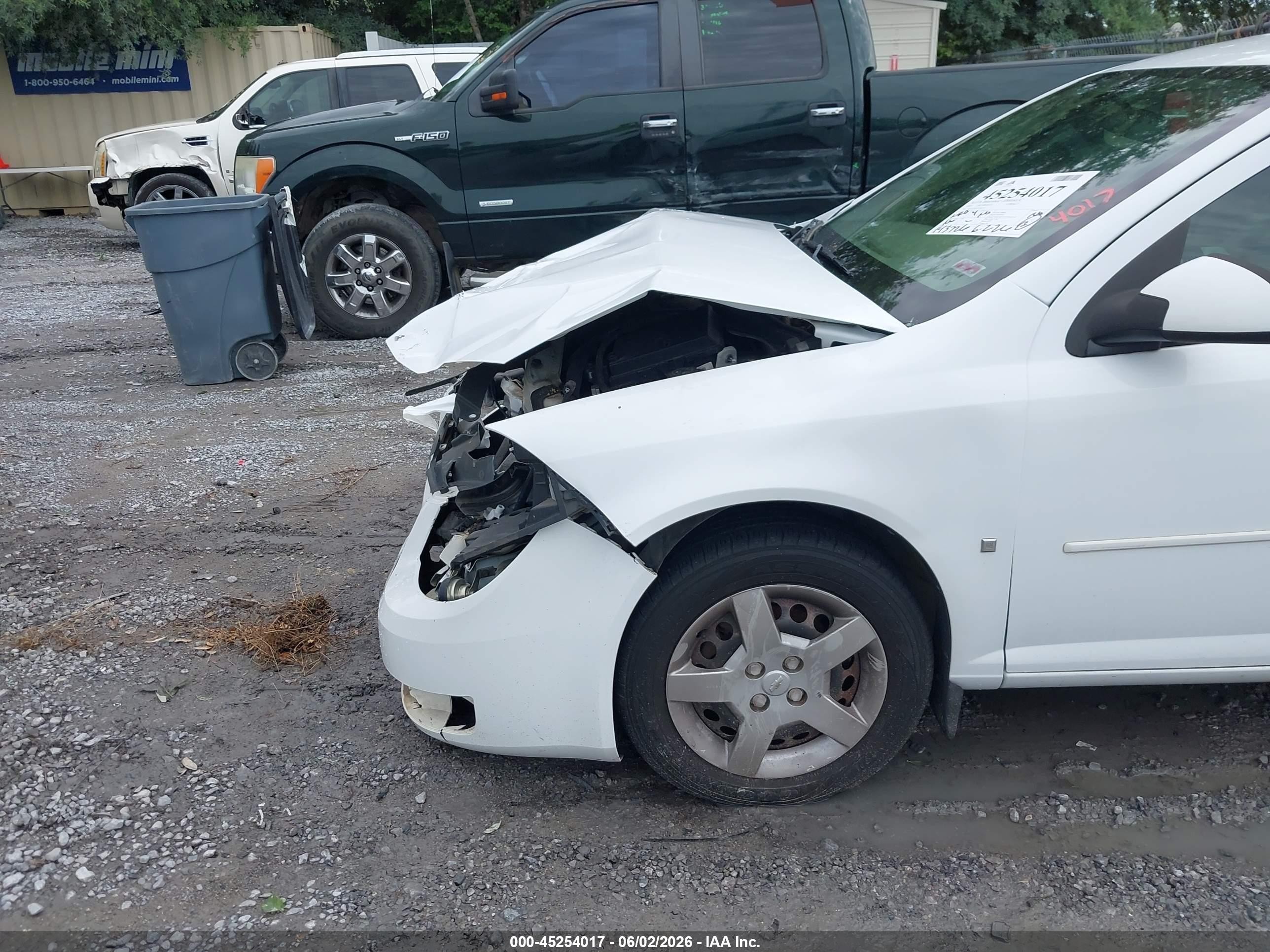 2007 Chevrolet Cobalt Lt White vin: 1G1AL55F877192137
